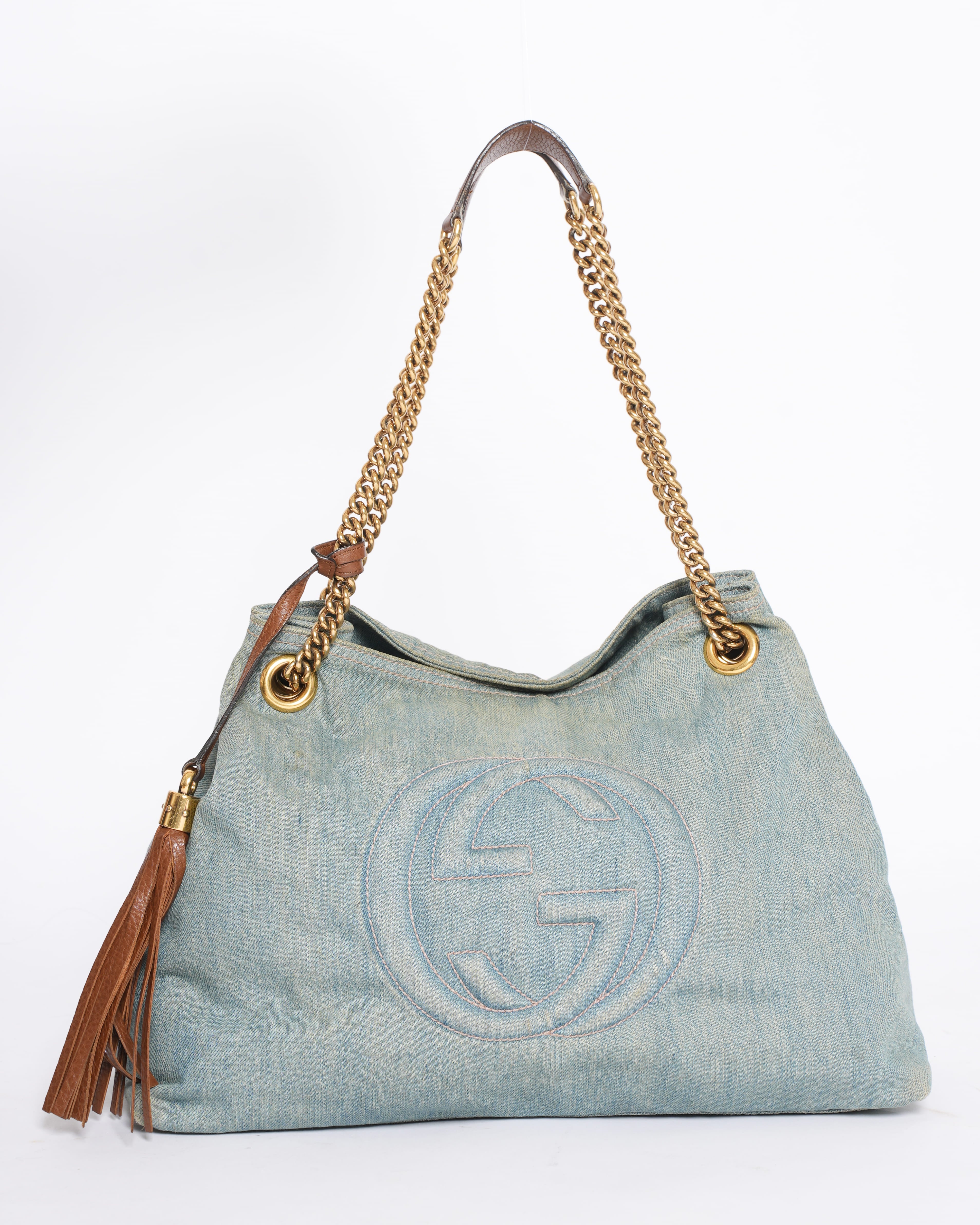 Gucci Denim Soho Bag