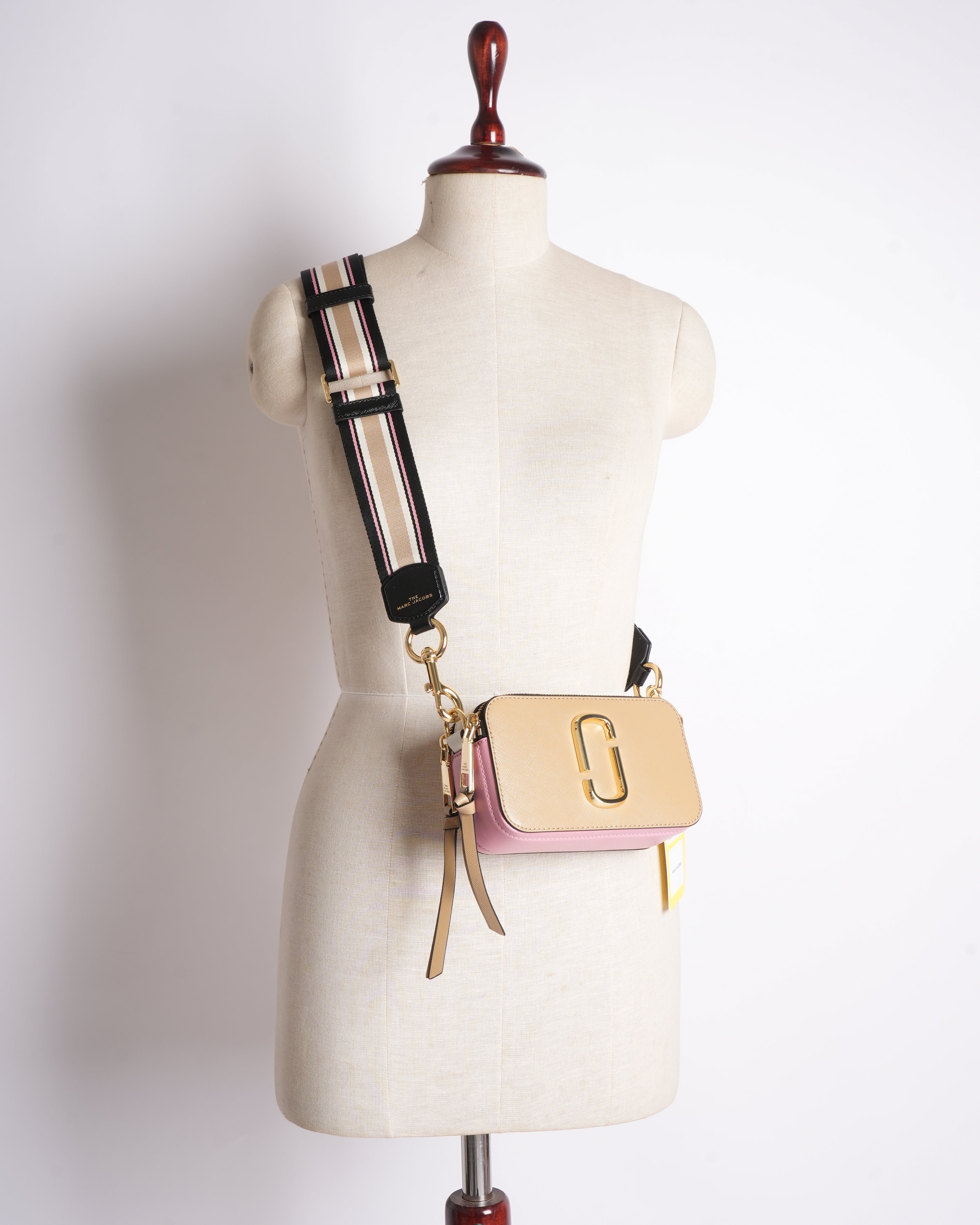 New Marc Jacob Snapshot Camera Bag In Beige