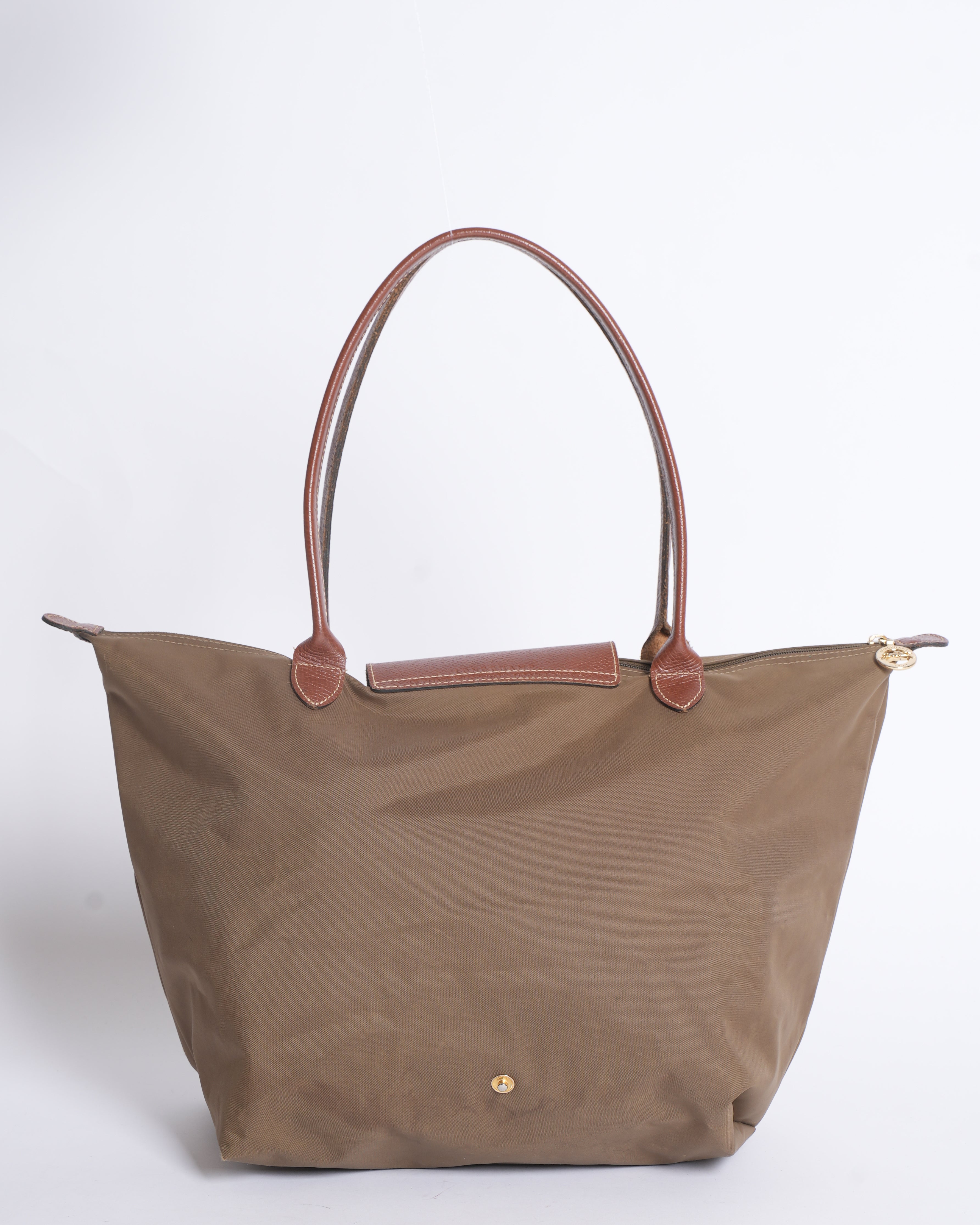 Longchamp Le Pliage L Tote Bag in olive Green