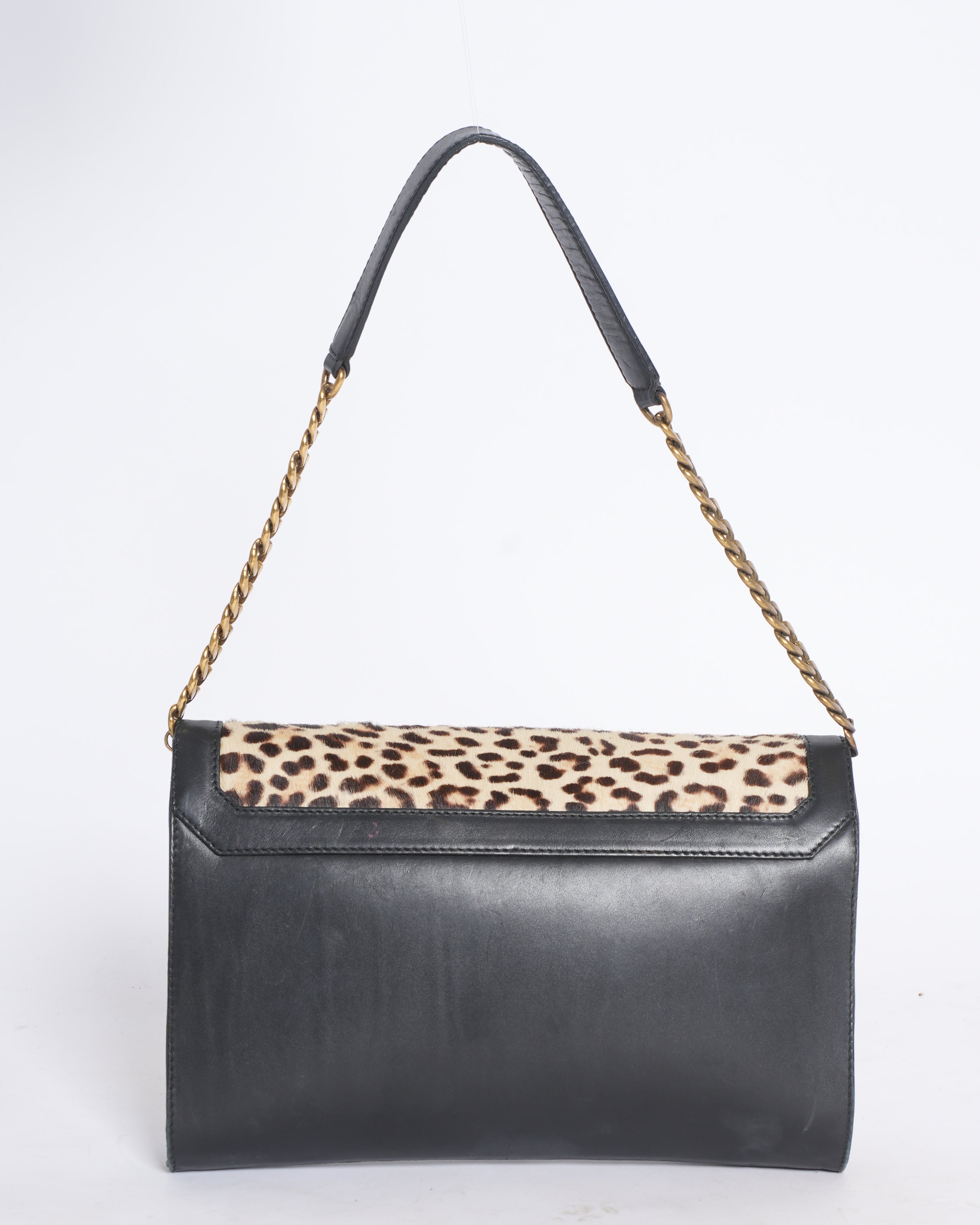Jimmy choo leopard print shoulder bag
