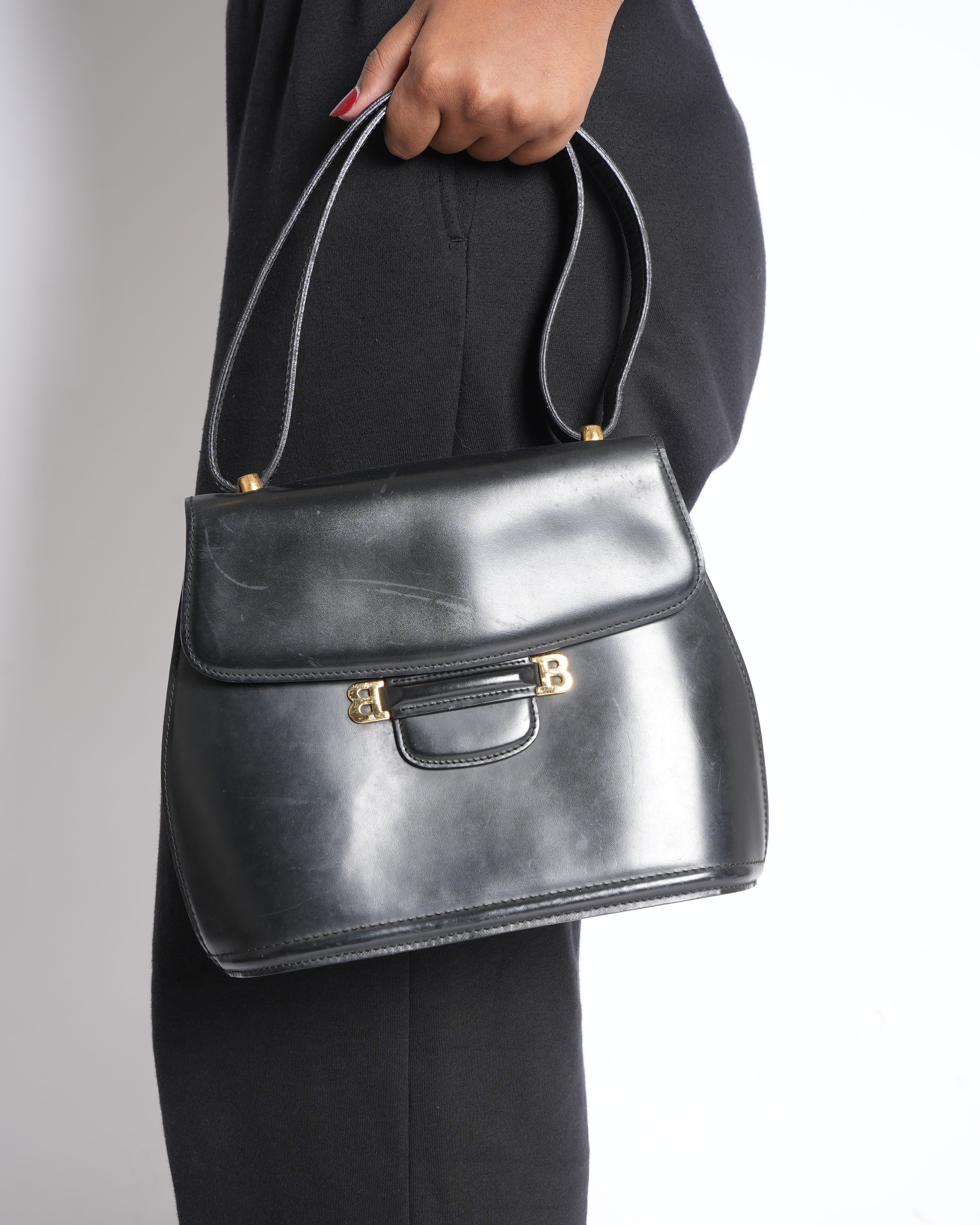 Bally Bag Barry Shoulder Bag in Black