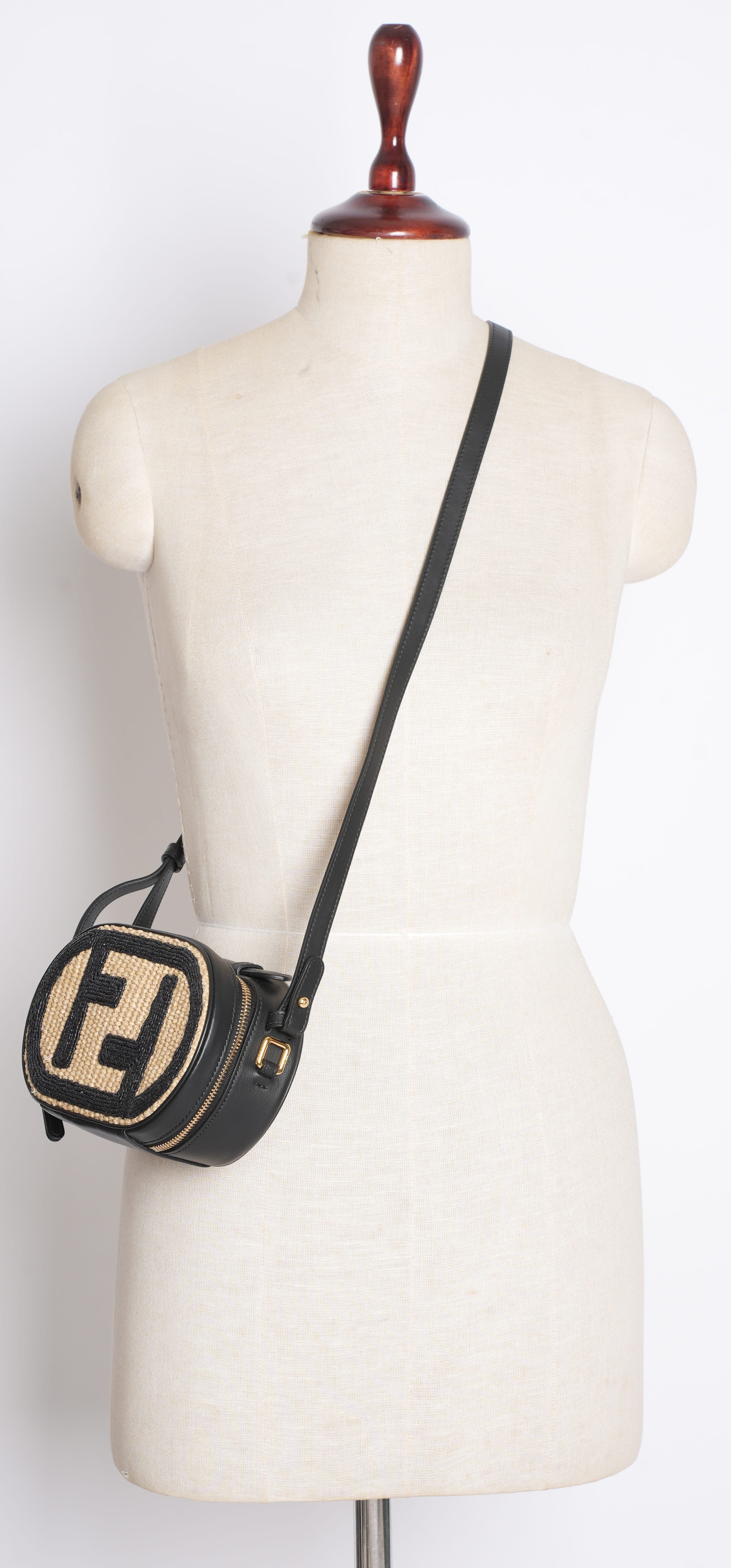Fendi Raffia Shoulder Bag