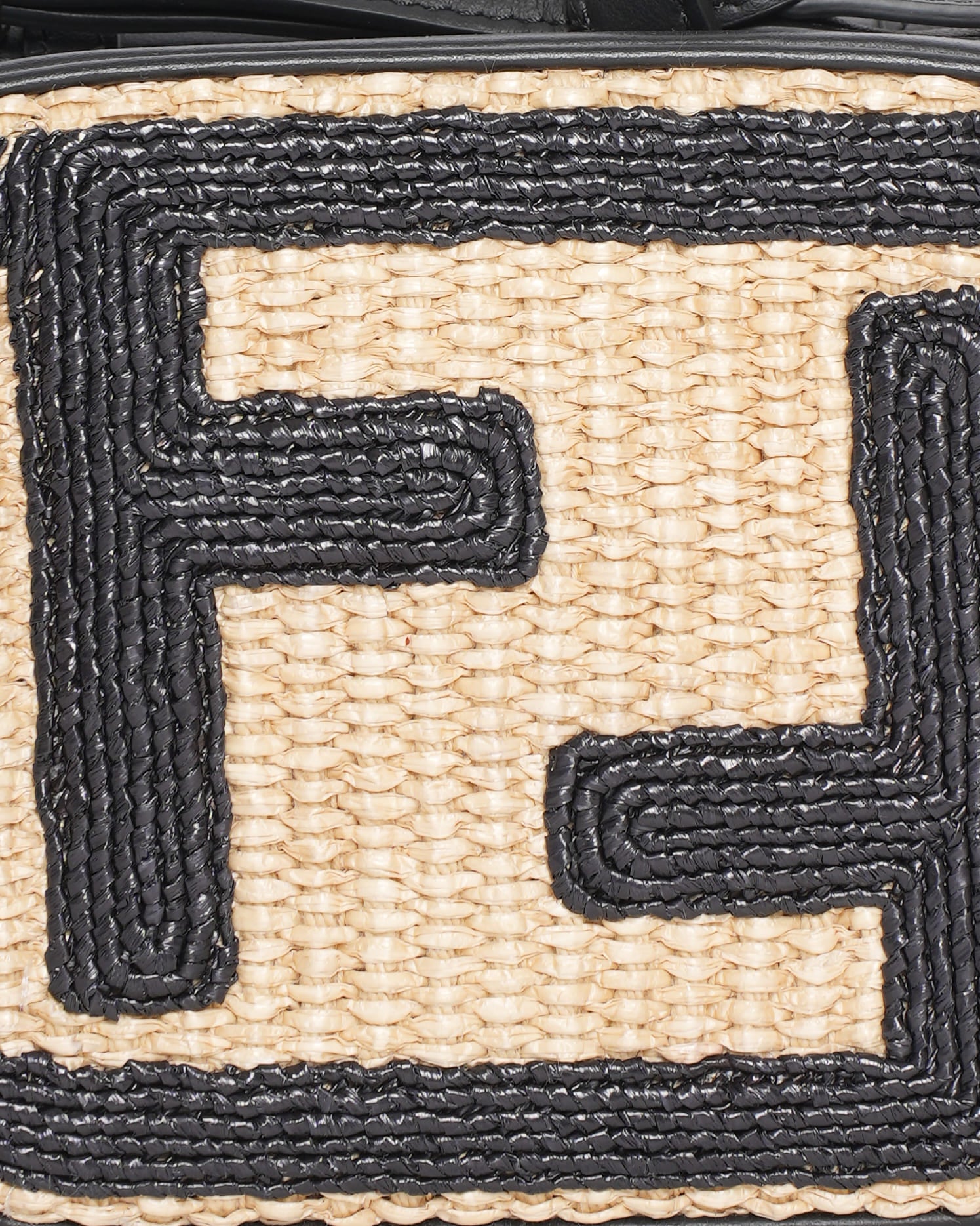 Fendi Raffia Shoulder Bag
