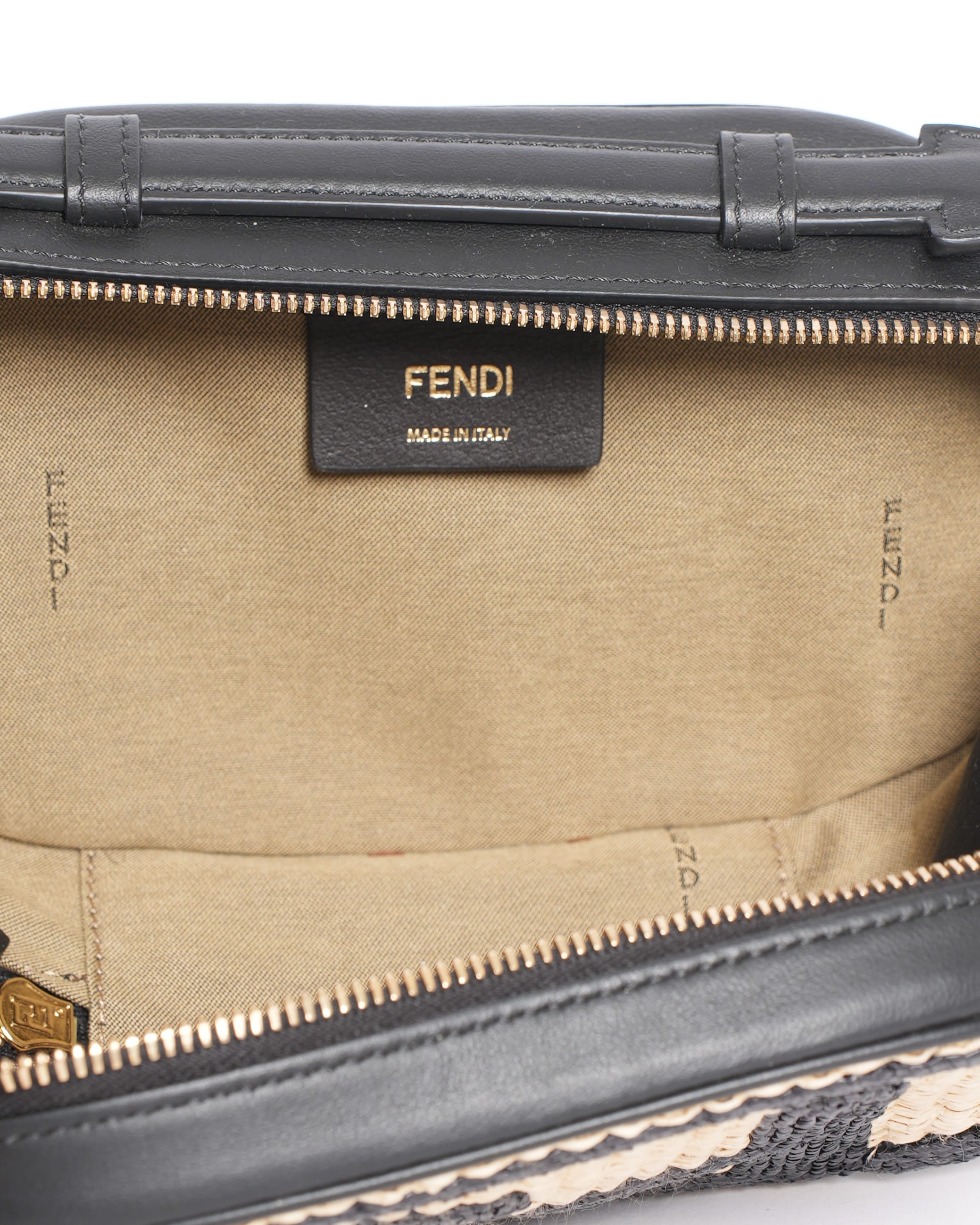 Fendi Raffia Shoulder Bag