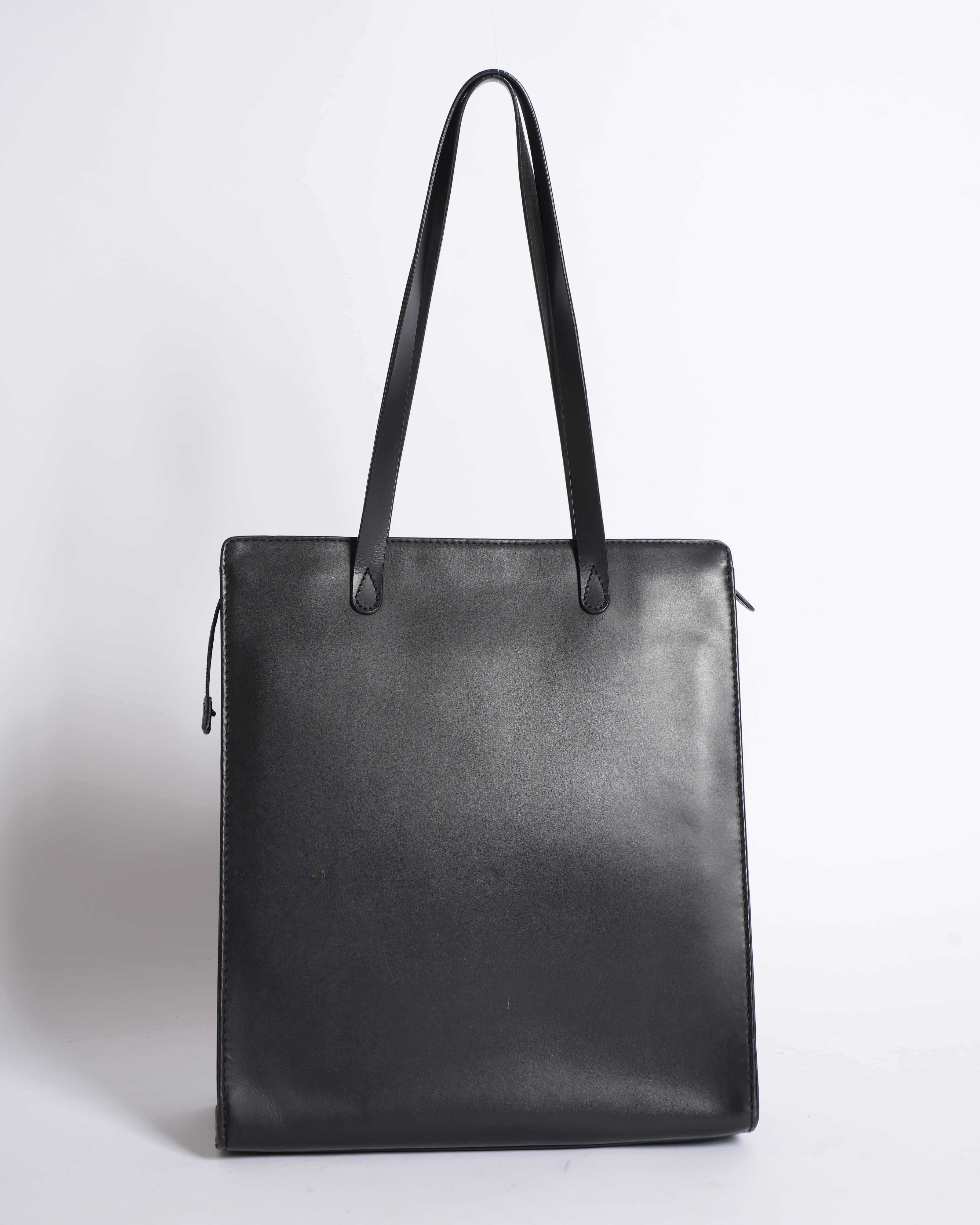 Cord Black Odyssey Tote Bag in Black