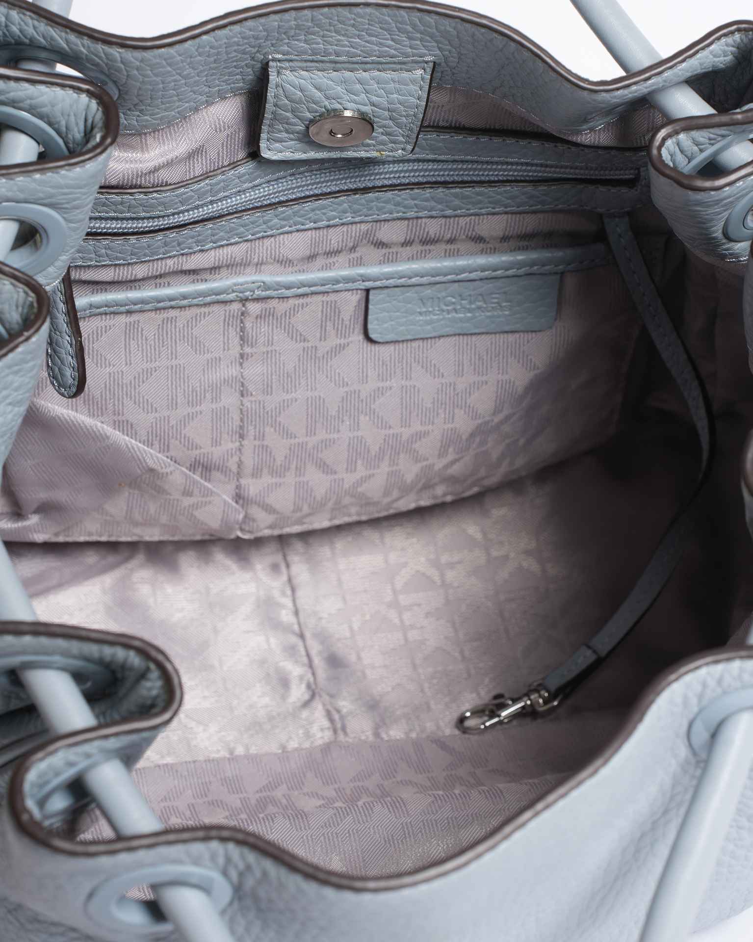 Michael Kors dusty blue shoulder bag