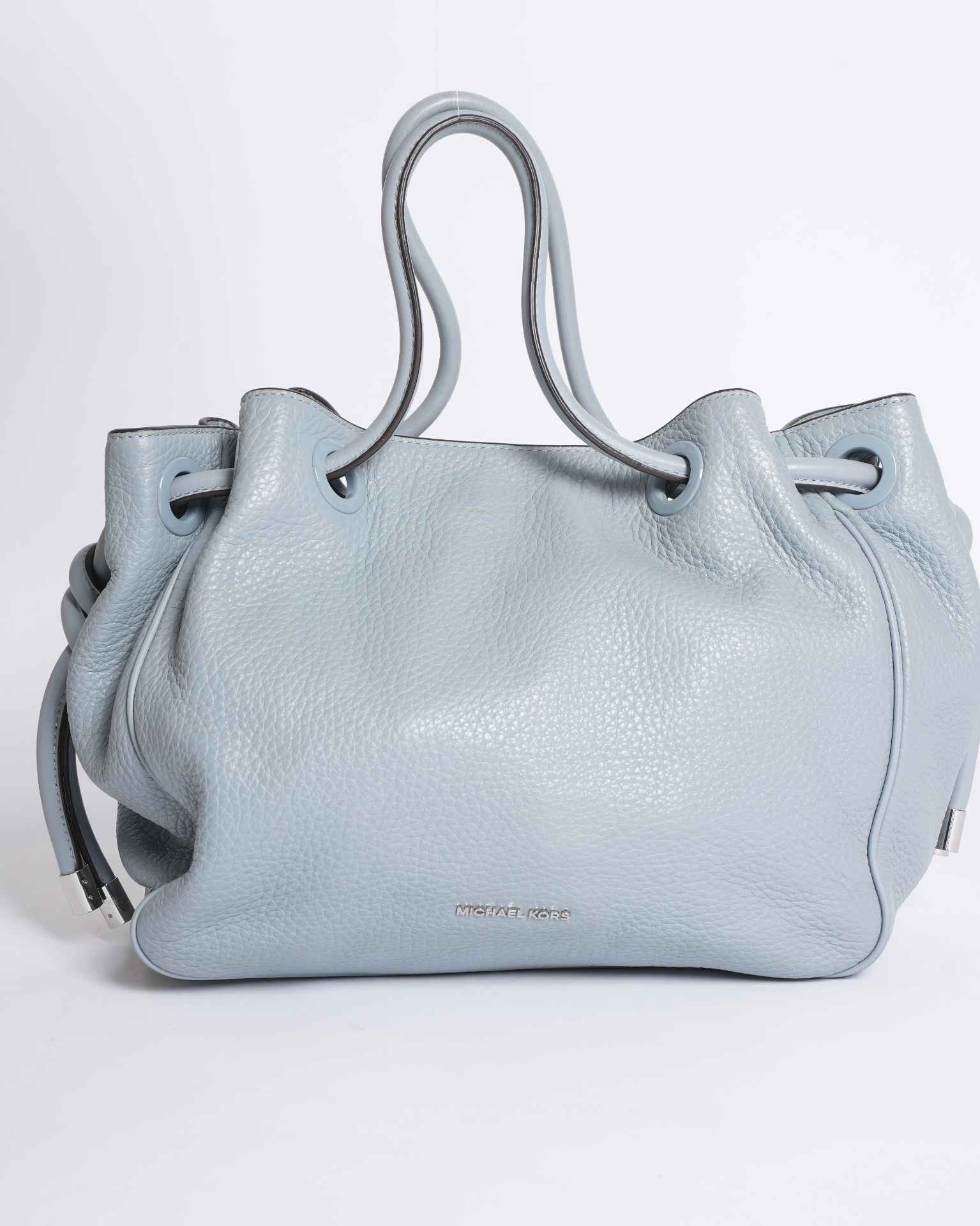 Michael Kors dusty blue shoulder bag