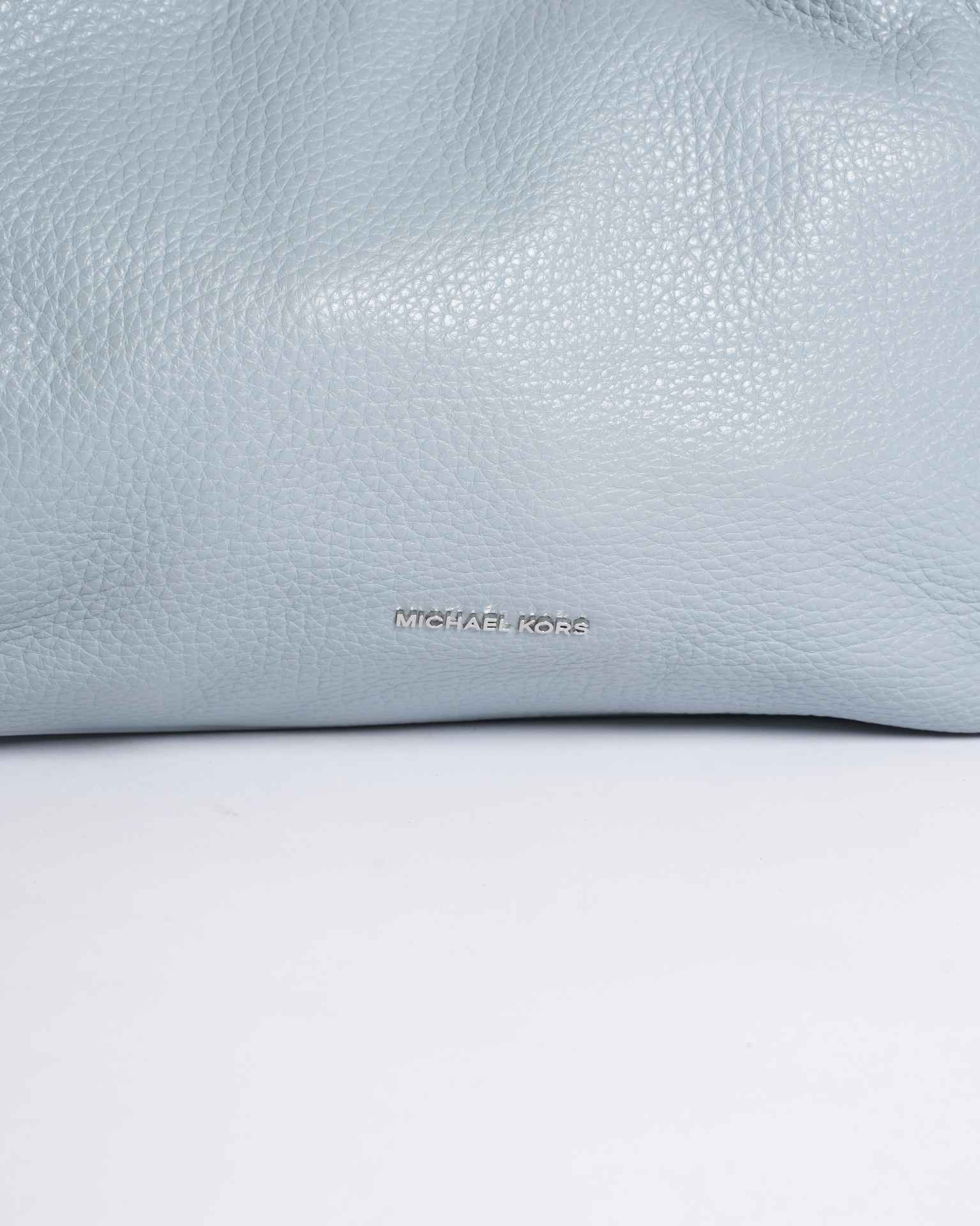 Michael Kors dusty blue shoulder bag