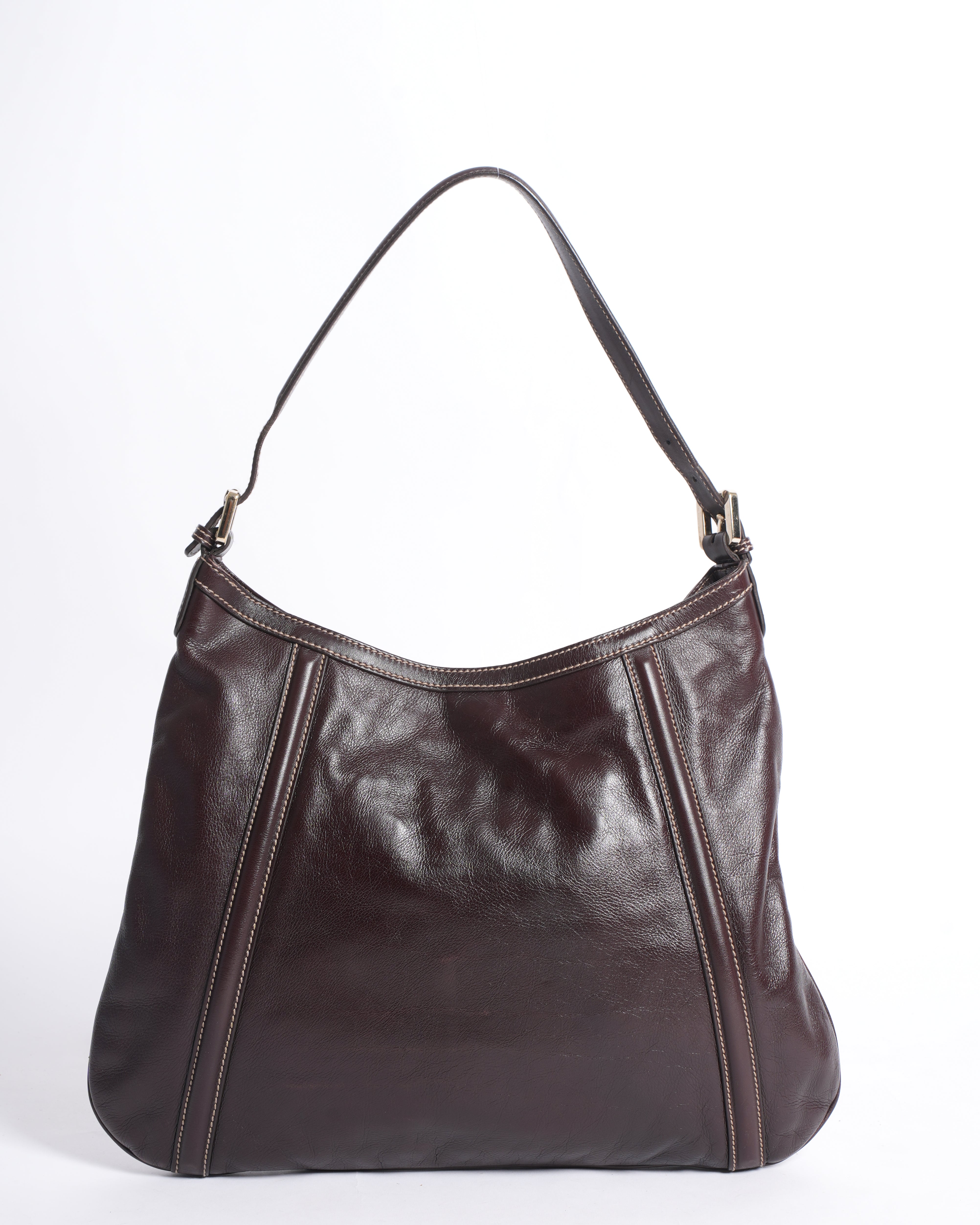 Gucci Jockey Leather Handbag