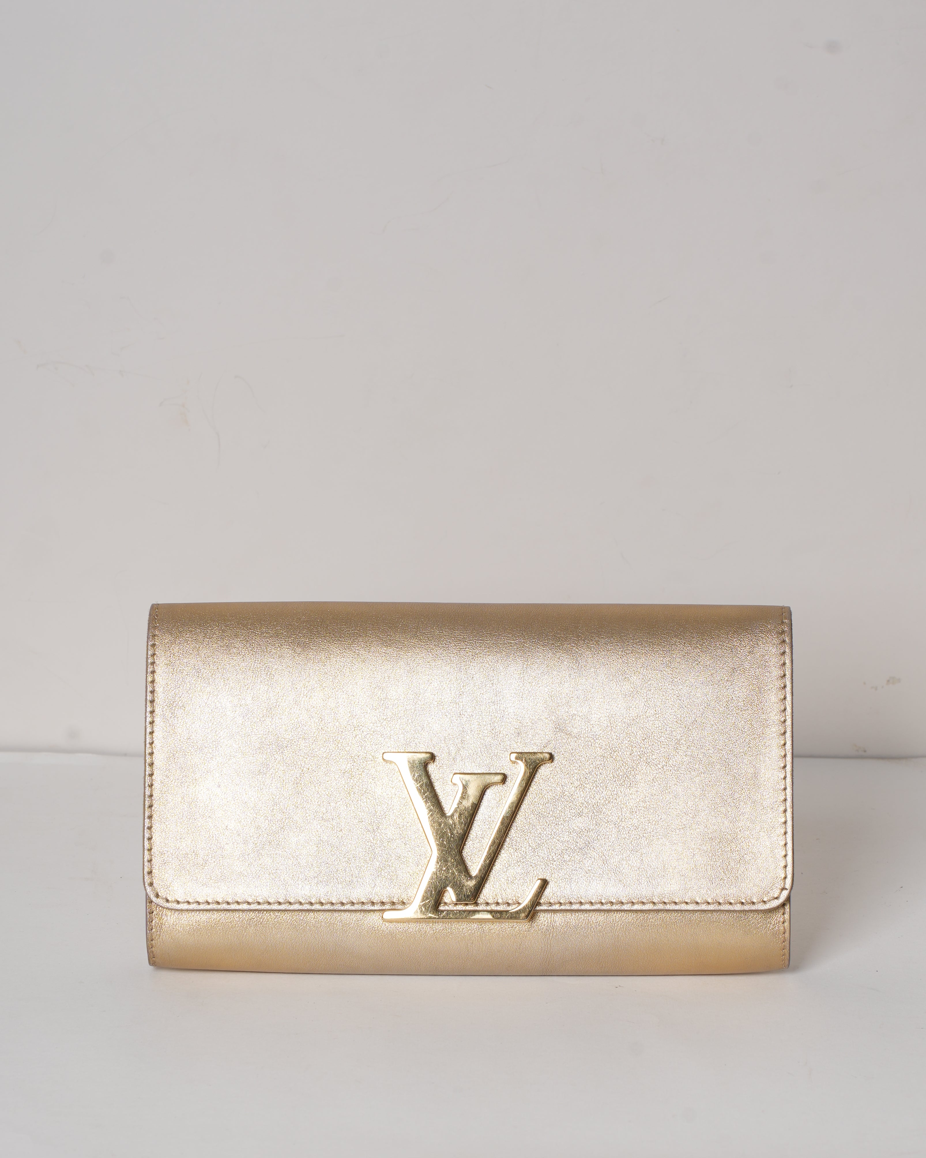 Louis Vuitton Calfskin Neo Louise Clutch