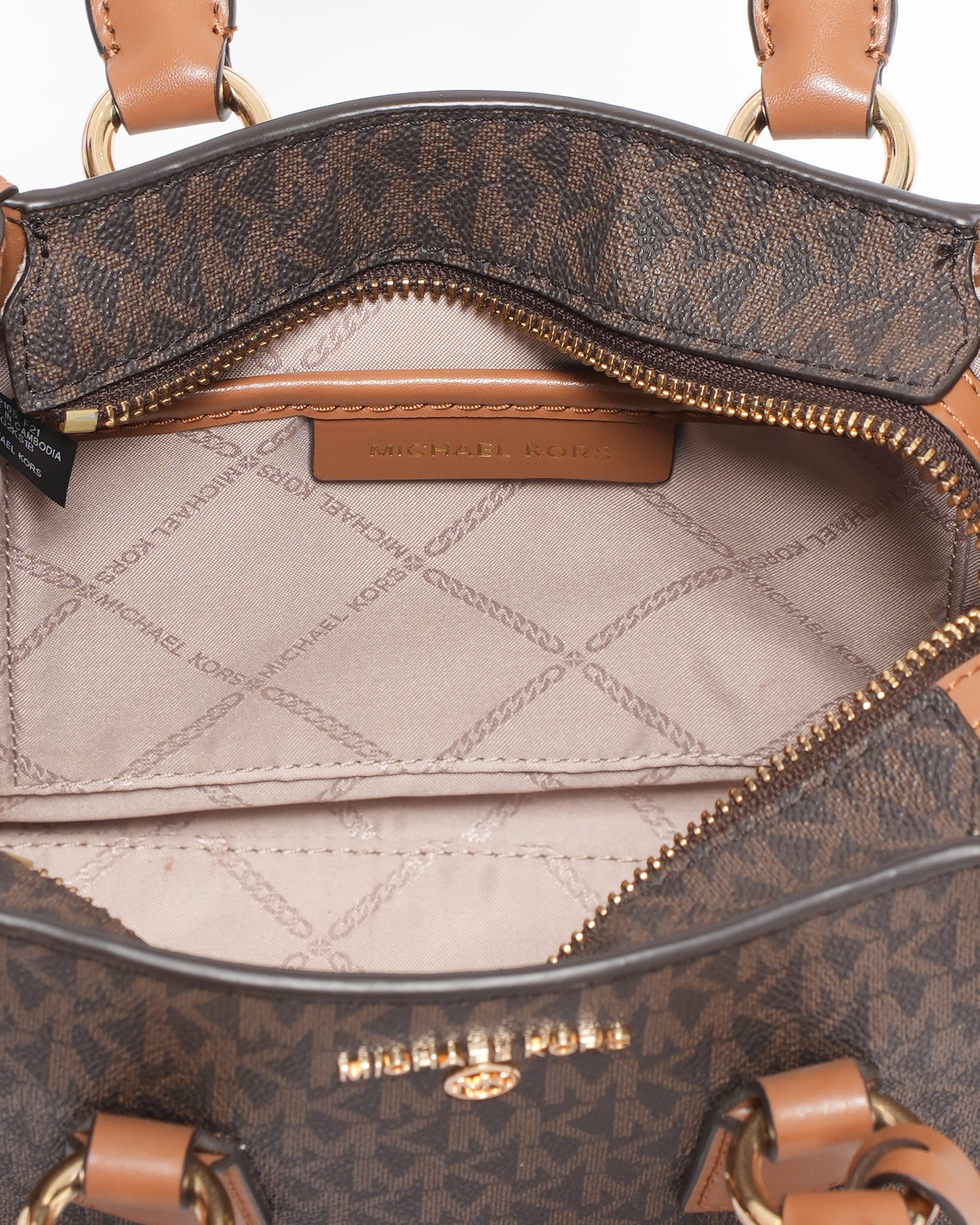 Michael Kors Kris Small Logo Satchel