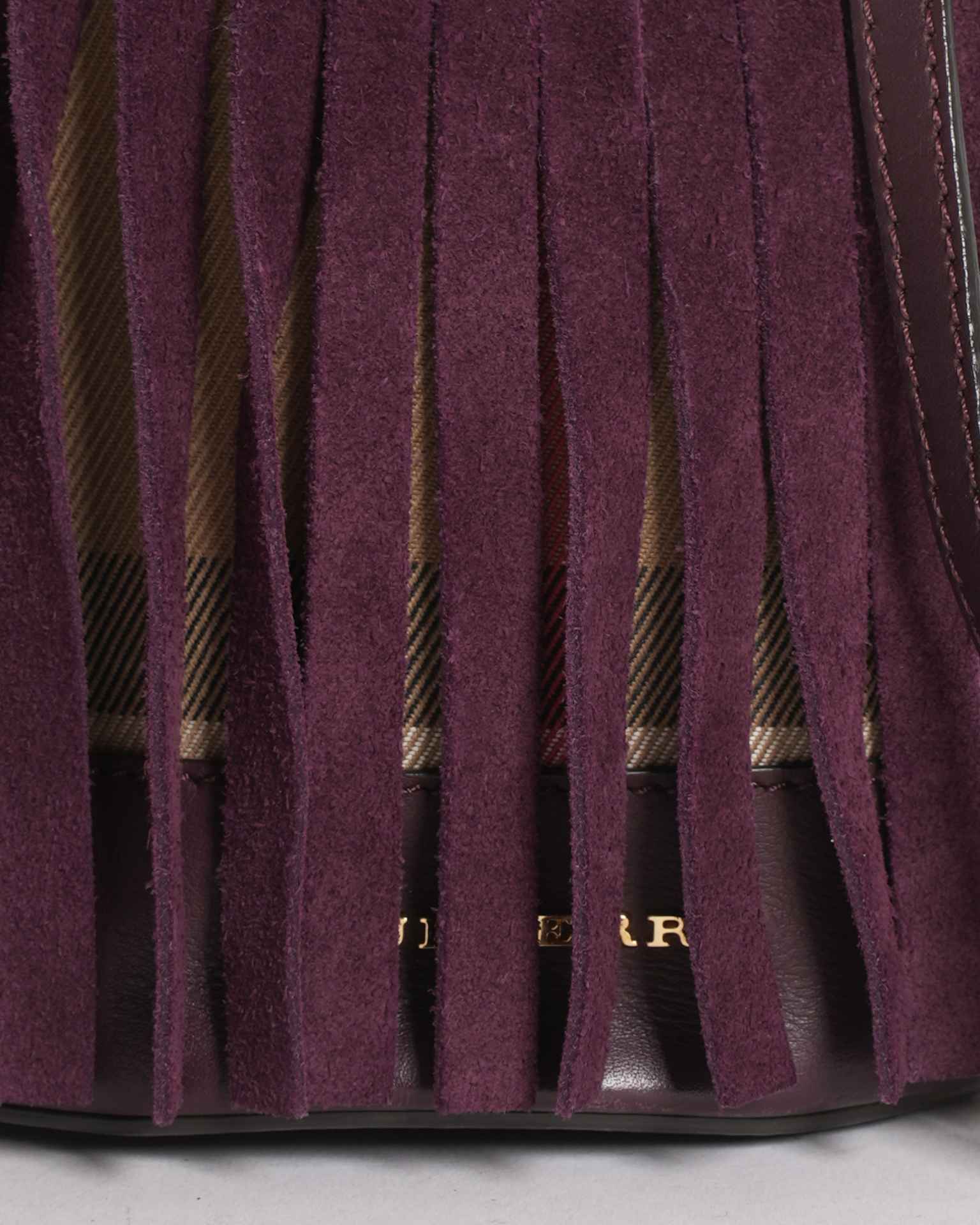 Burberry fringed armcandy bag