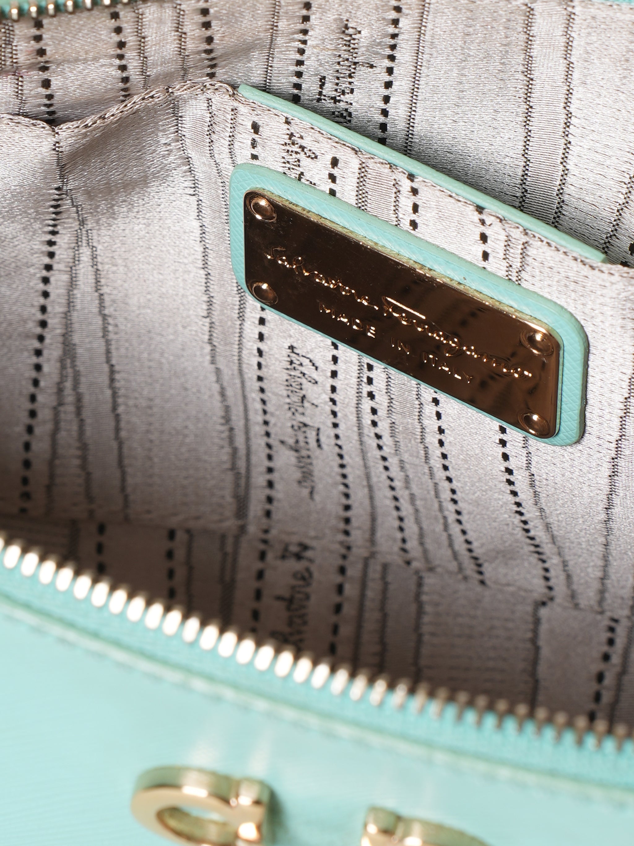 Salvatore Ferragamo Blue Shoulder Bag