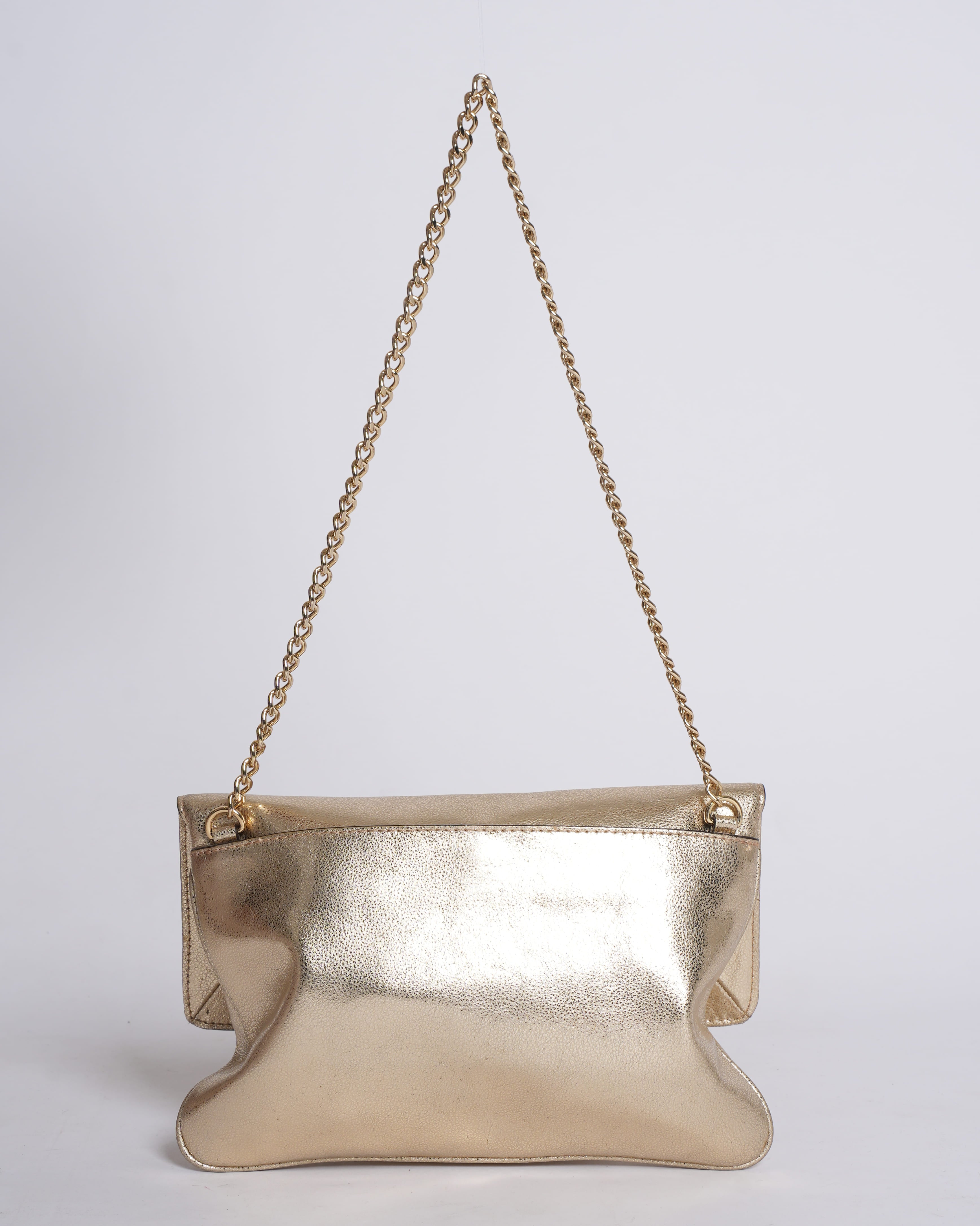 Michael Kors Twist Wallet in Gold Tone
