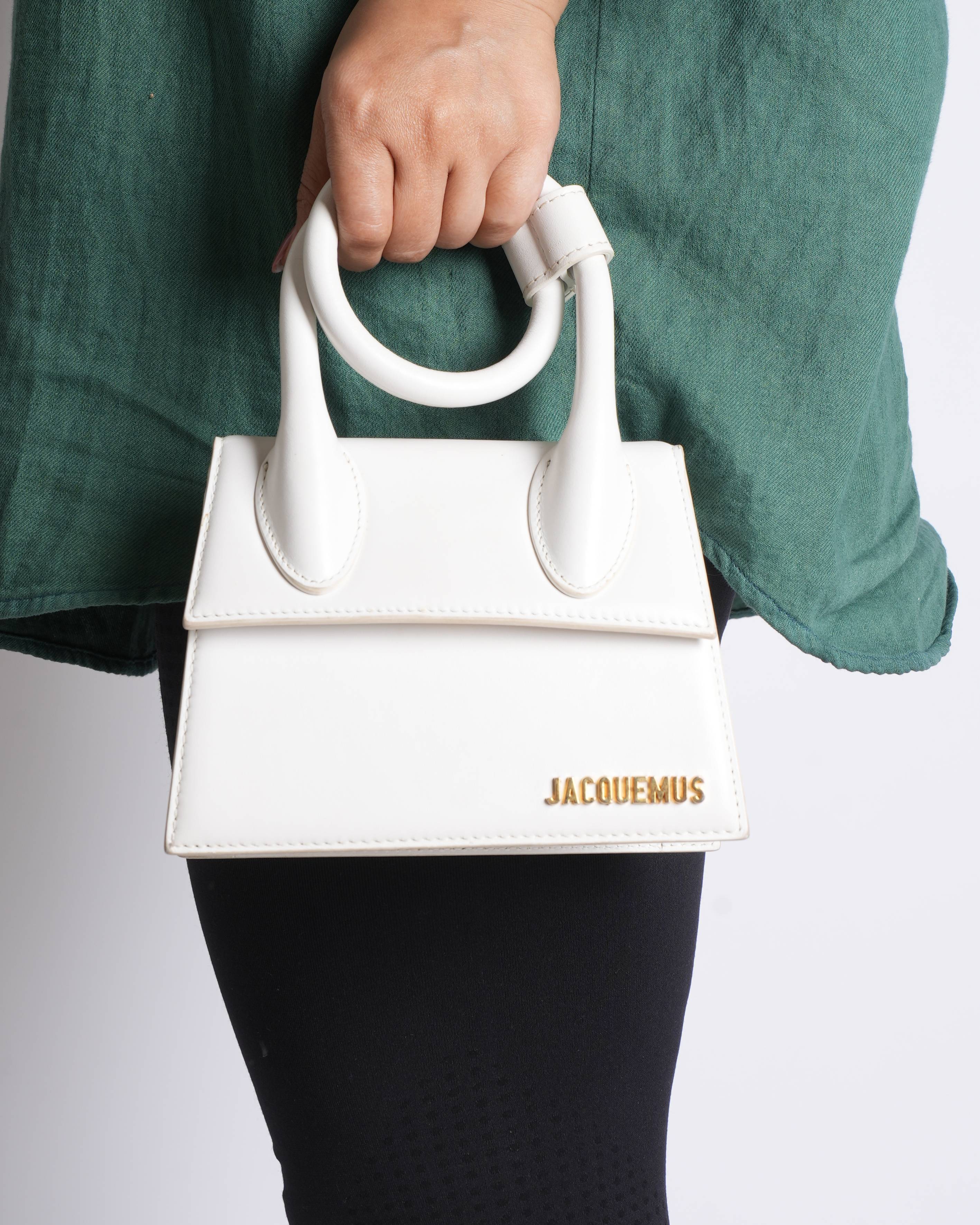 Jacquemus Le Chiquito Noeud leather handbag