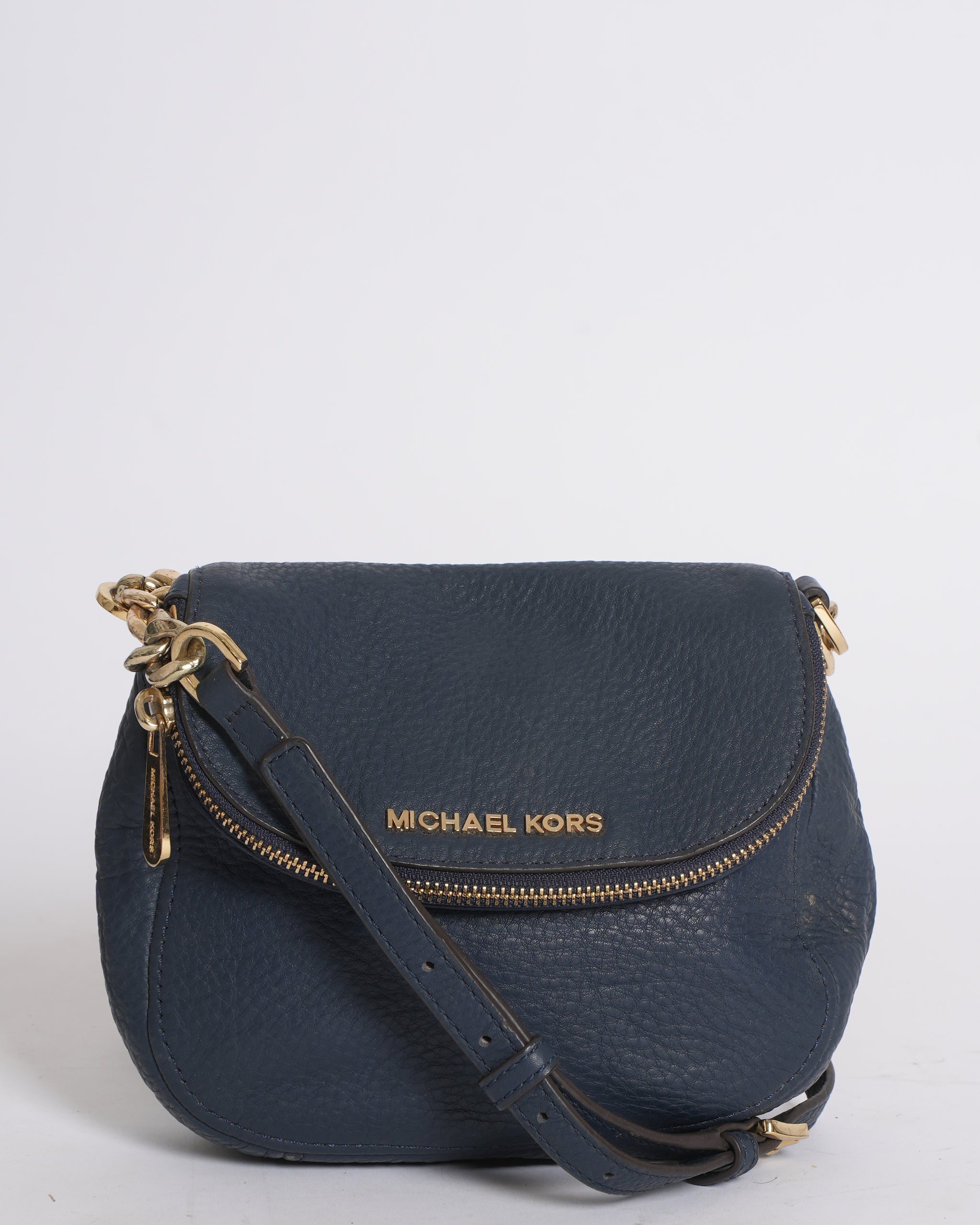 Michael Kors Mini Crossbody In Blue - Main Image