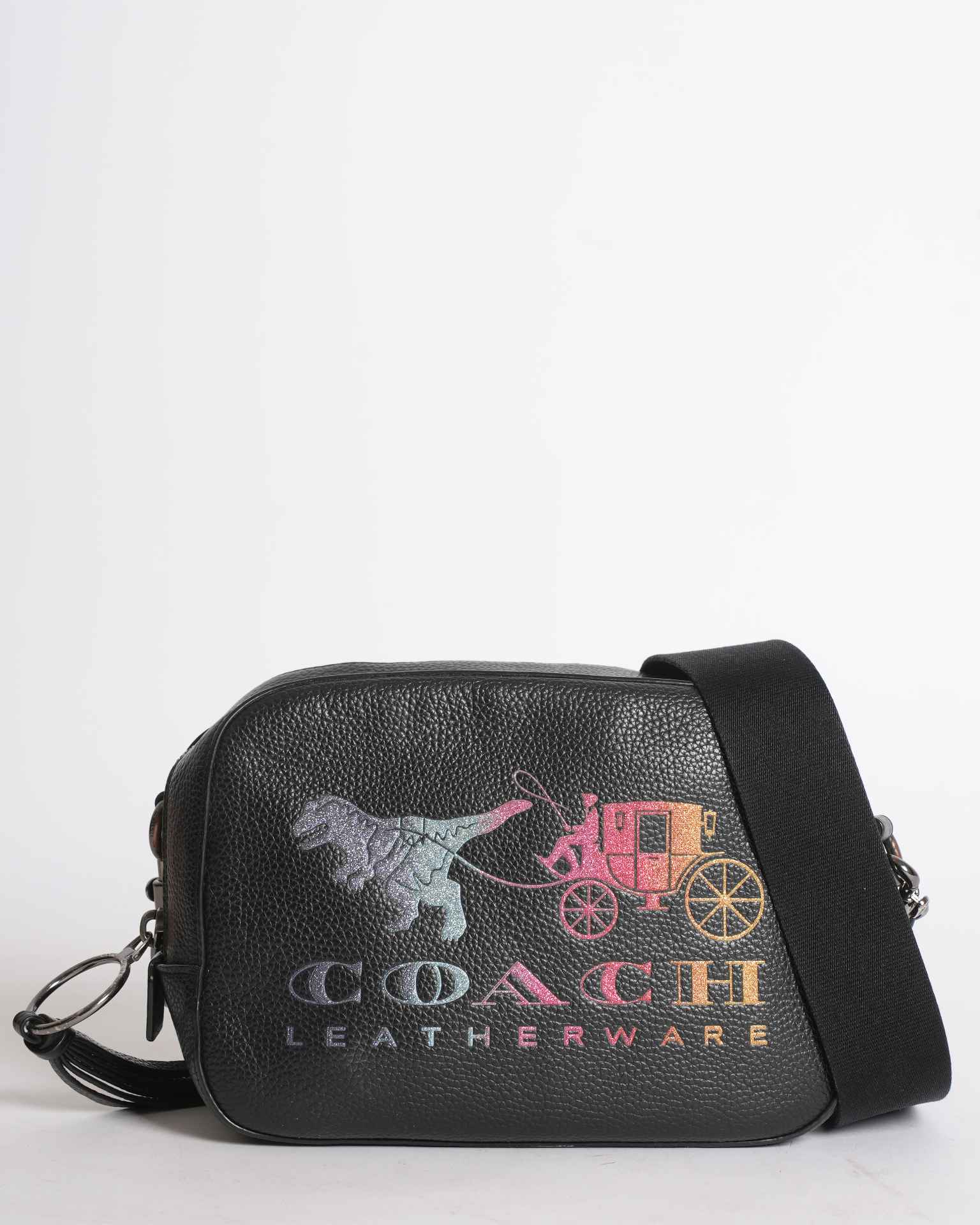 Coach Leather Camera Bag with Rexy & Carriage