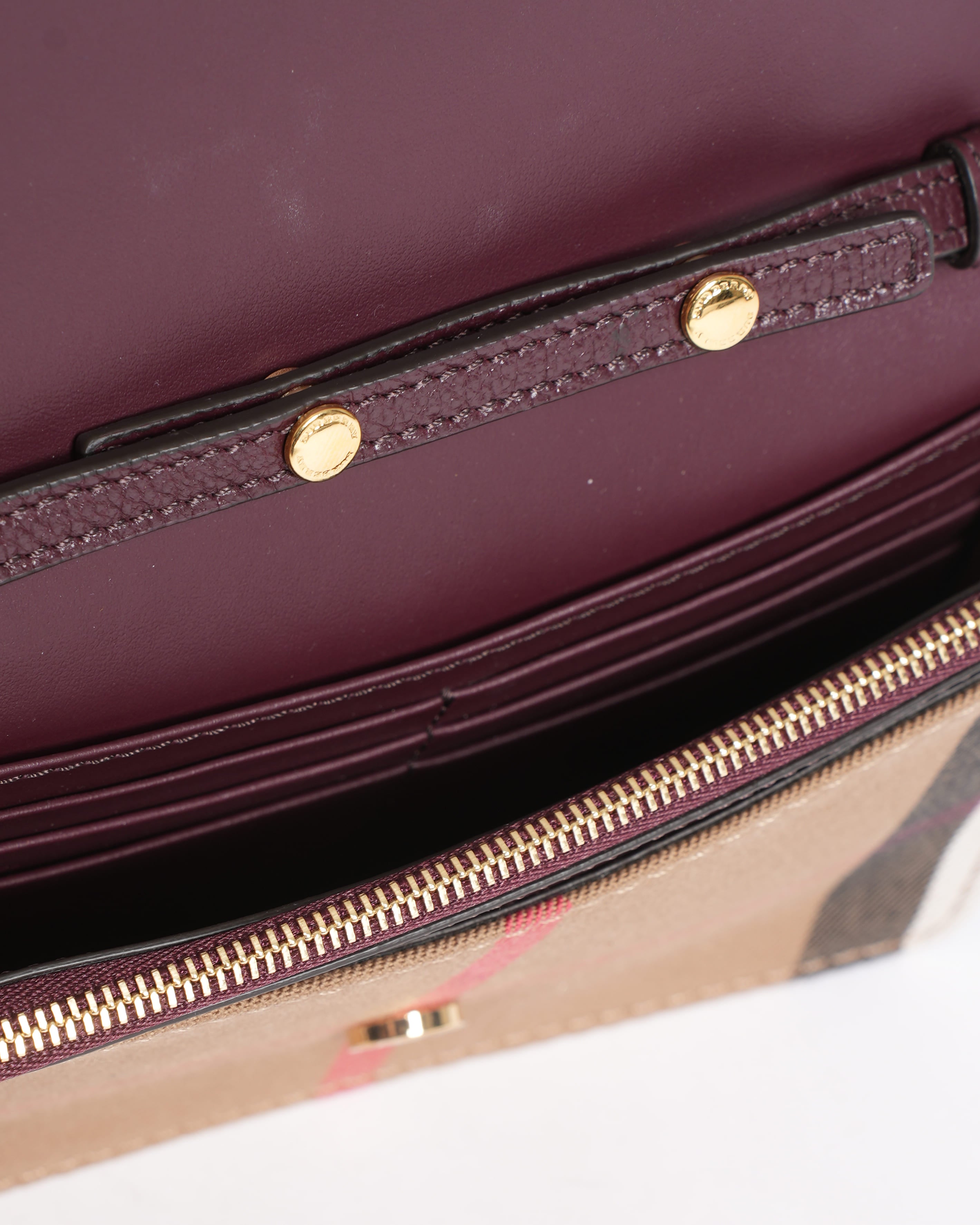 Burberry Hampshire House Check Crossbody Bag