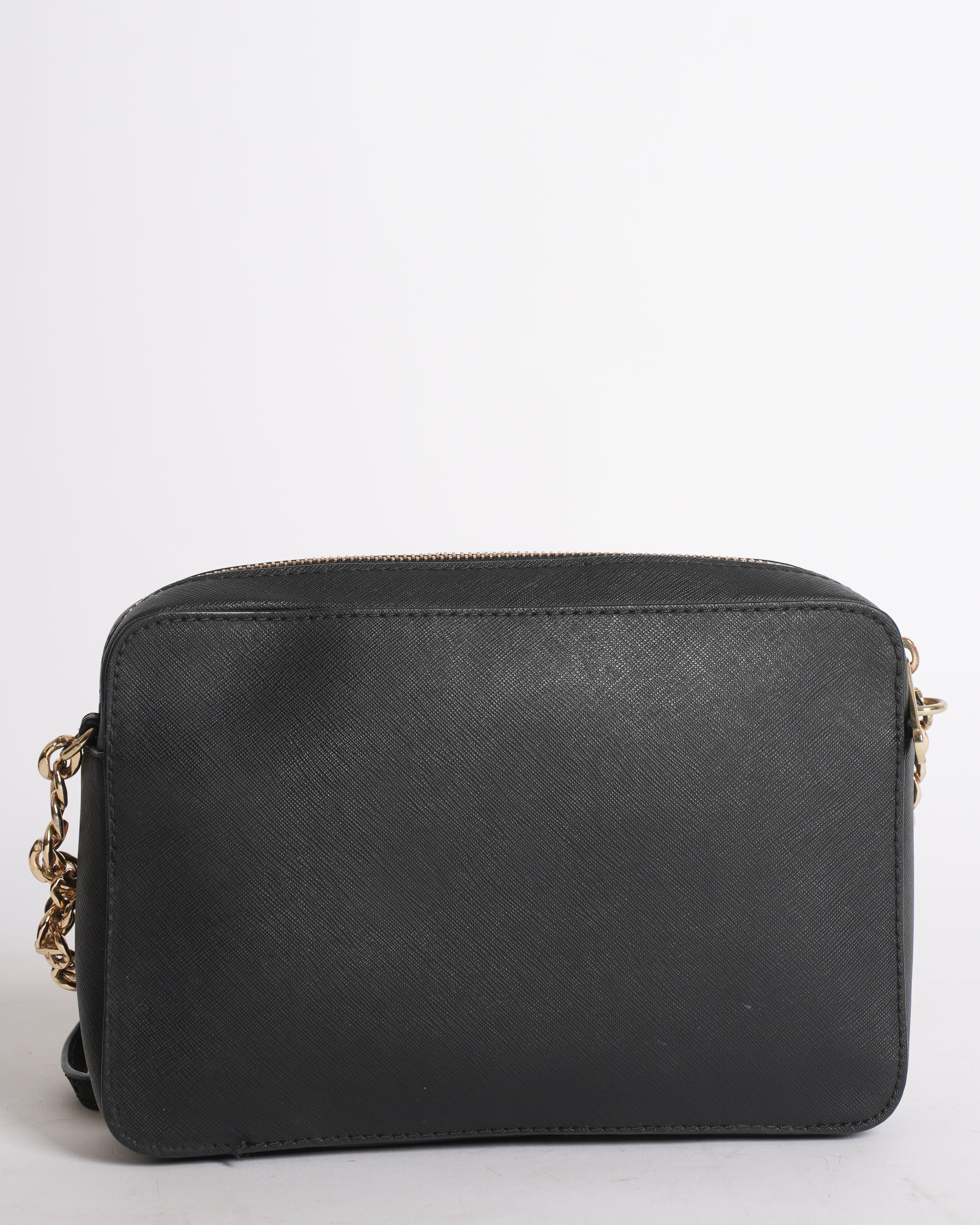 Michael Kors Solid Jet Set Crossbody in Black