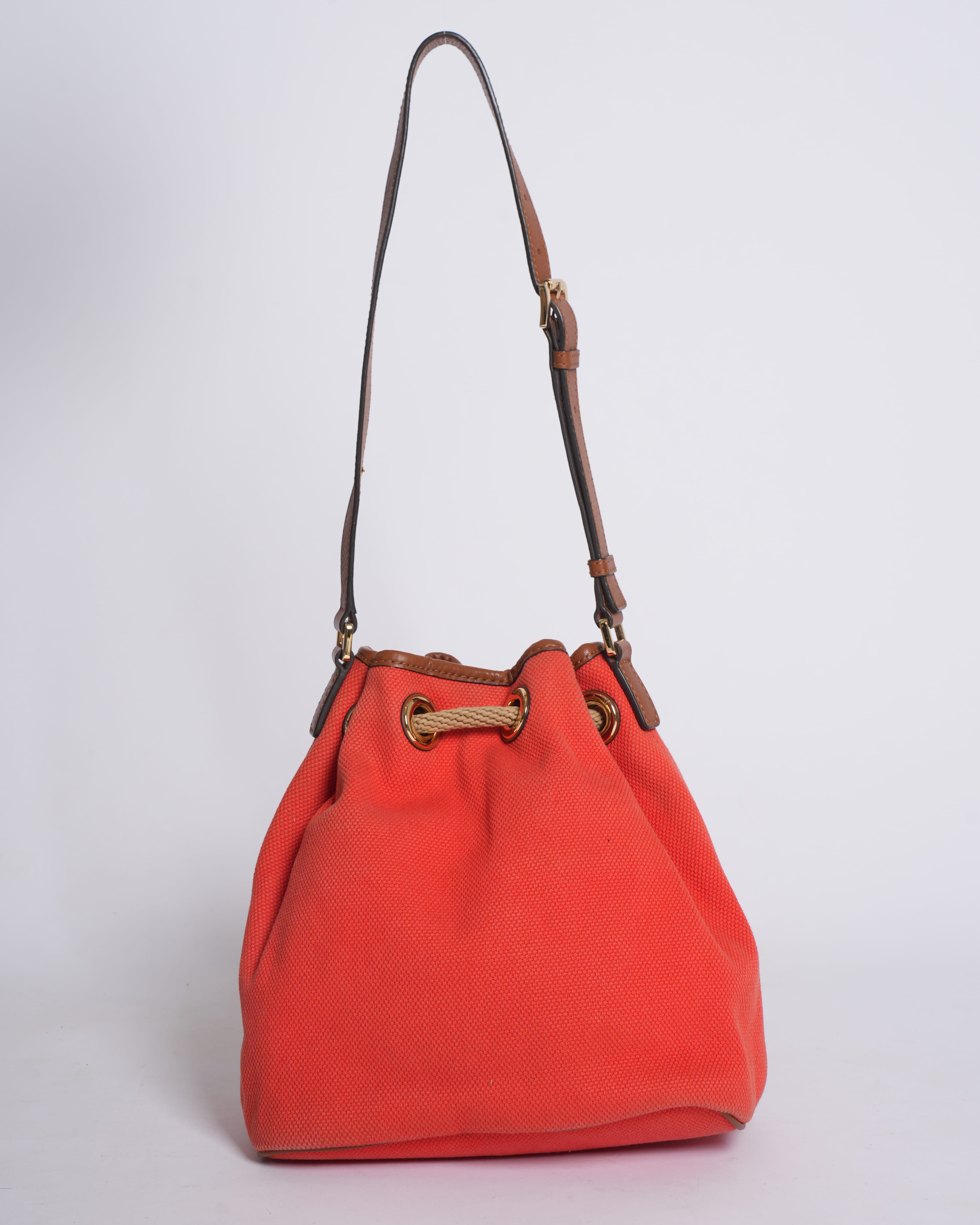 Michael Kors Red Bucket Bag