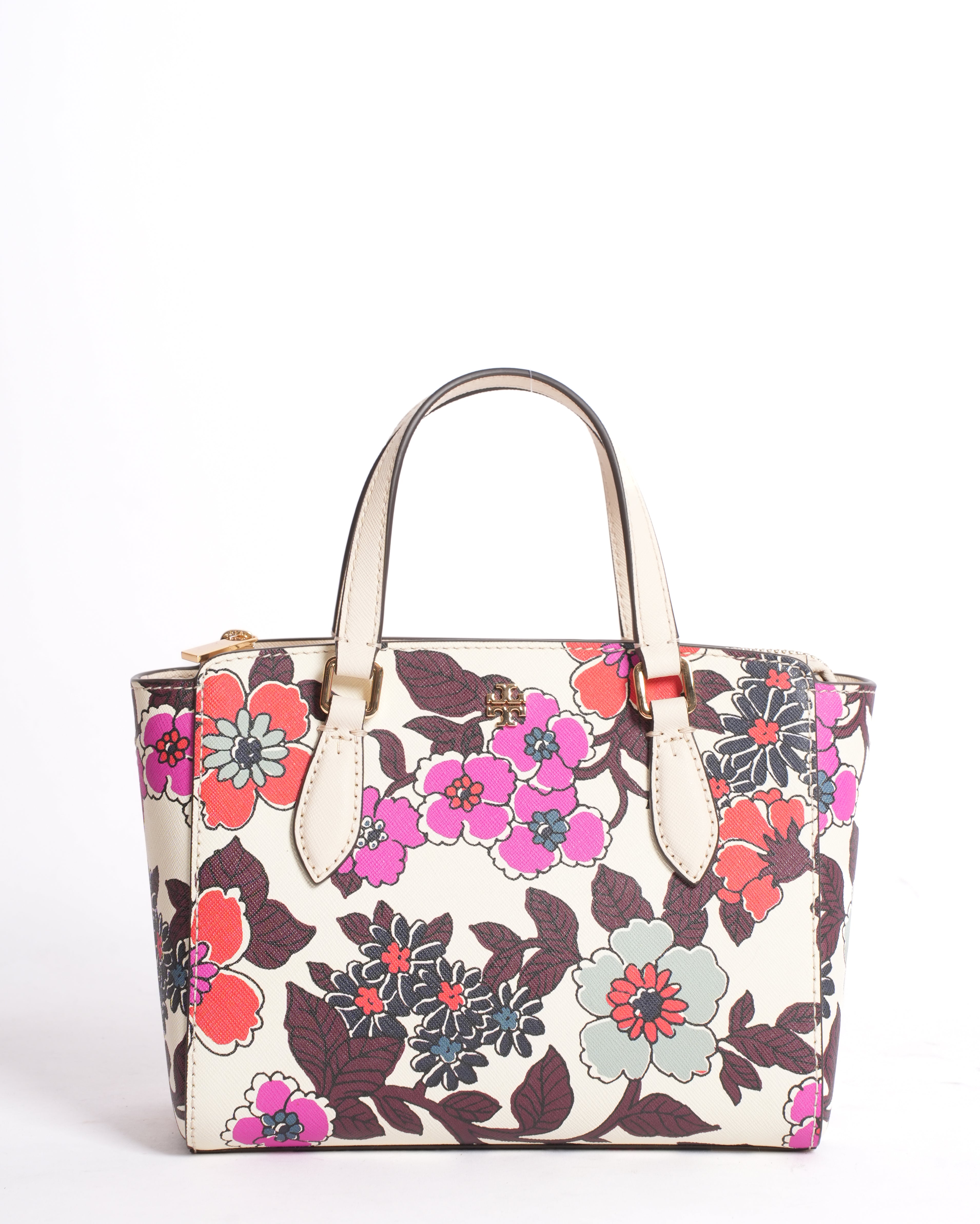 New Tory Burch Emerson Printed Mini Top Zip Tote Bag