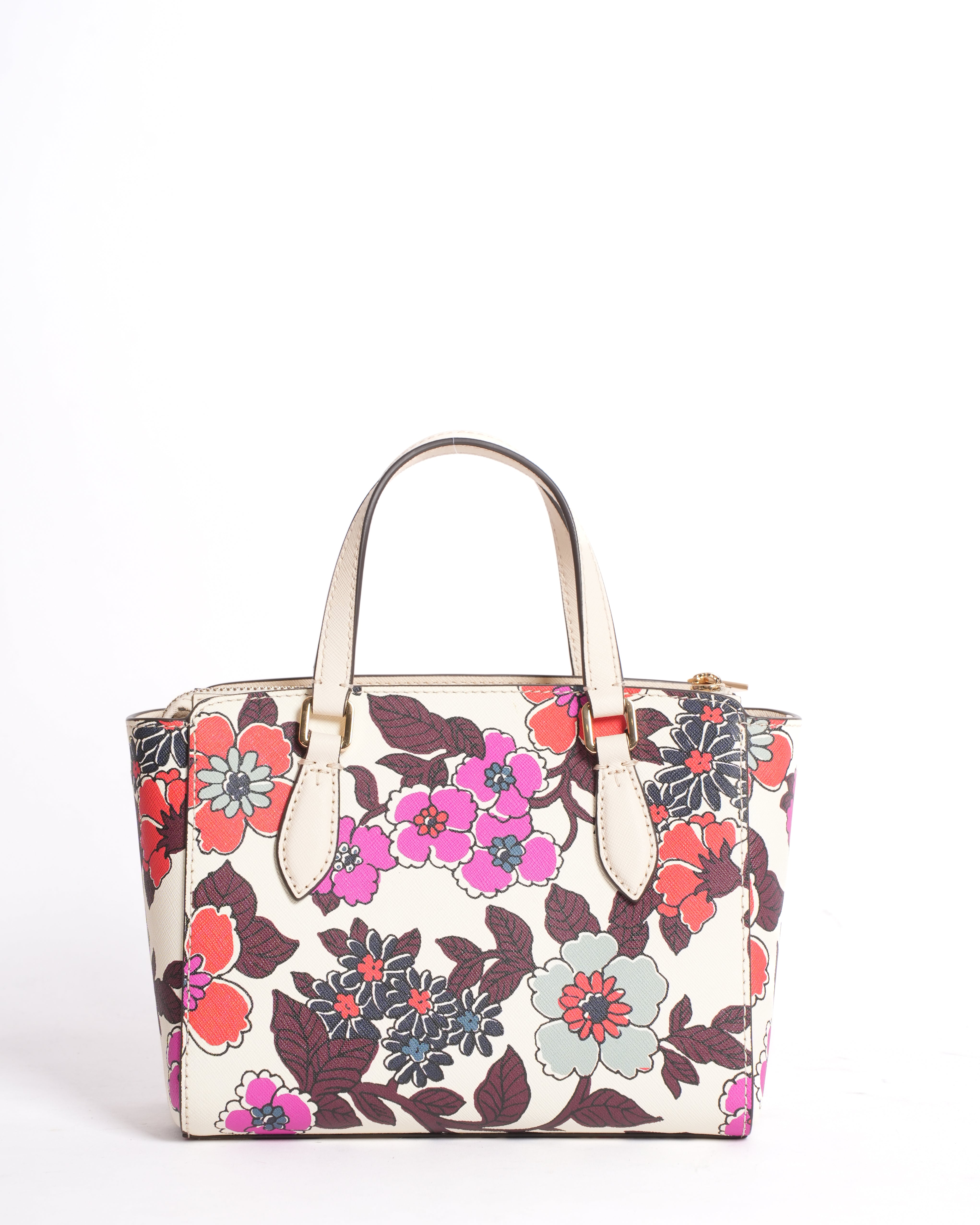 New Tory Burch Emerson Printed Mini Top Zip Tote Bag