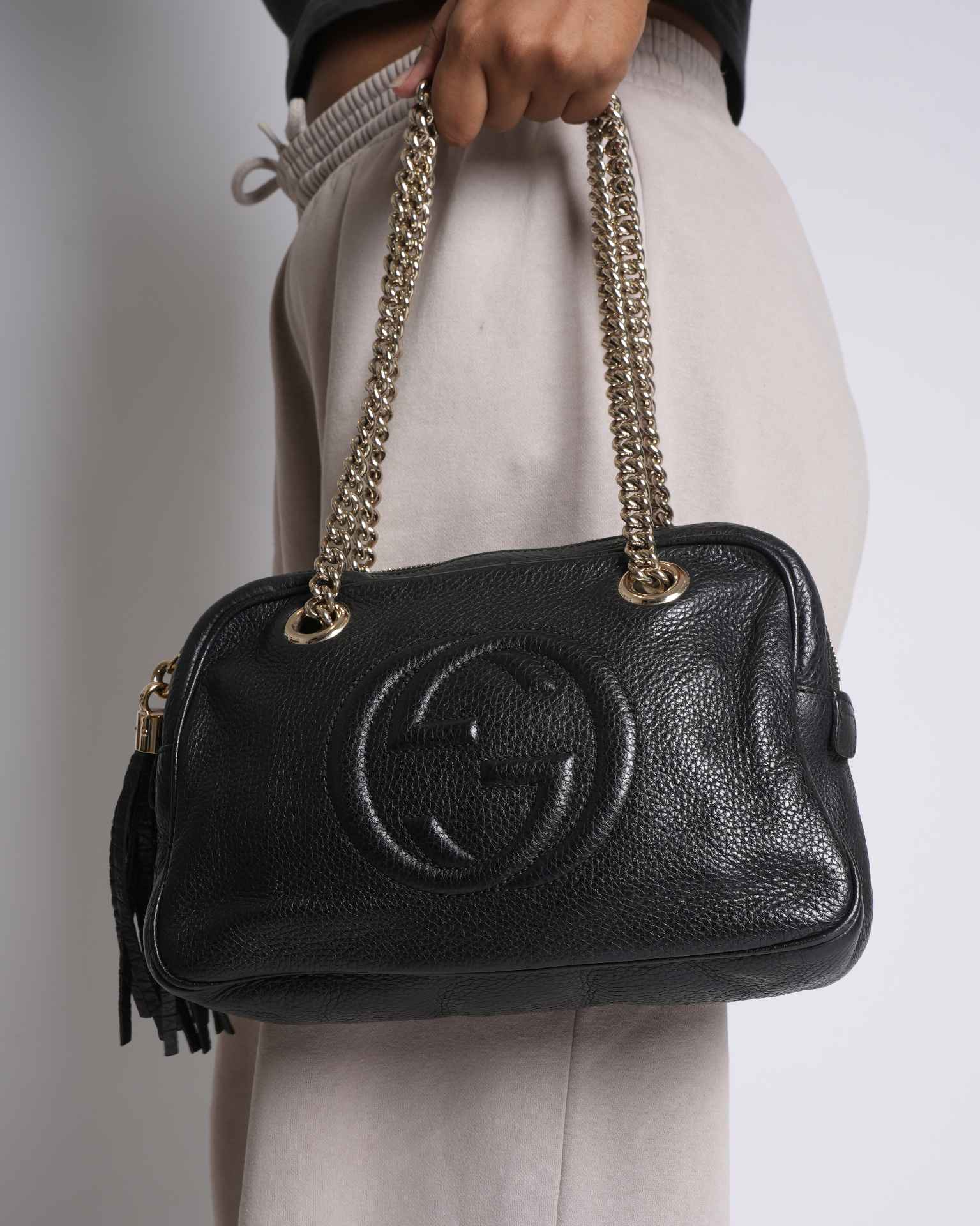 Gucci Soho Small Bowler BagIn Black