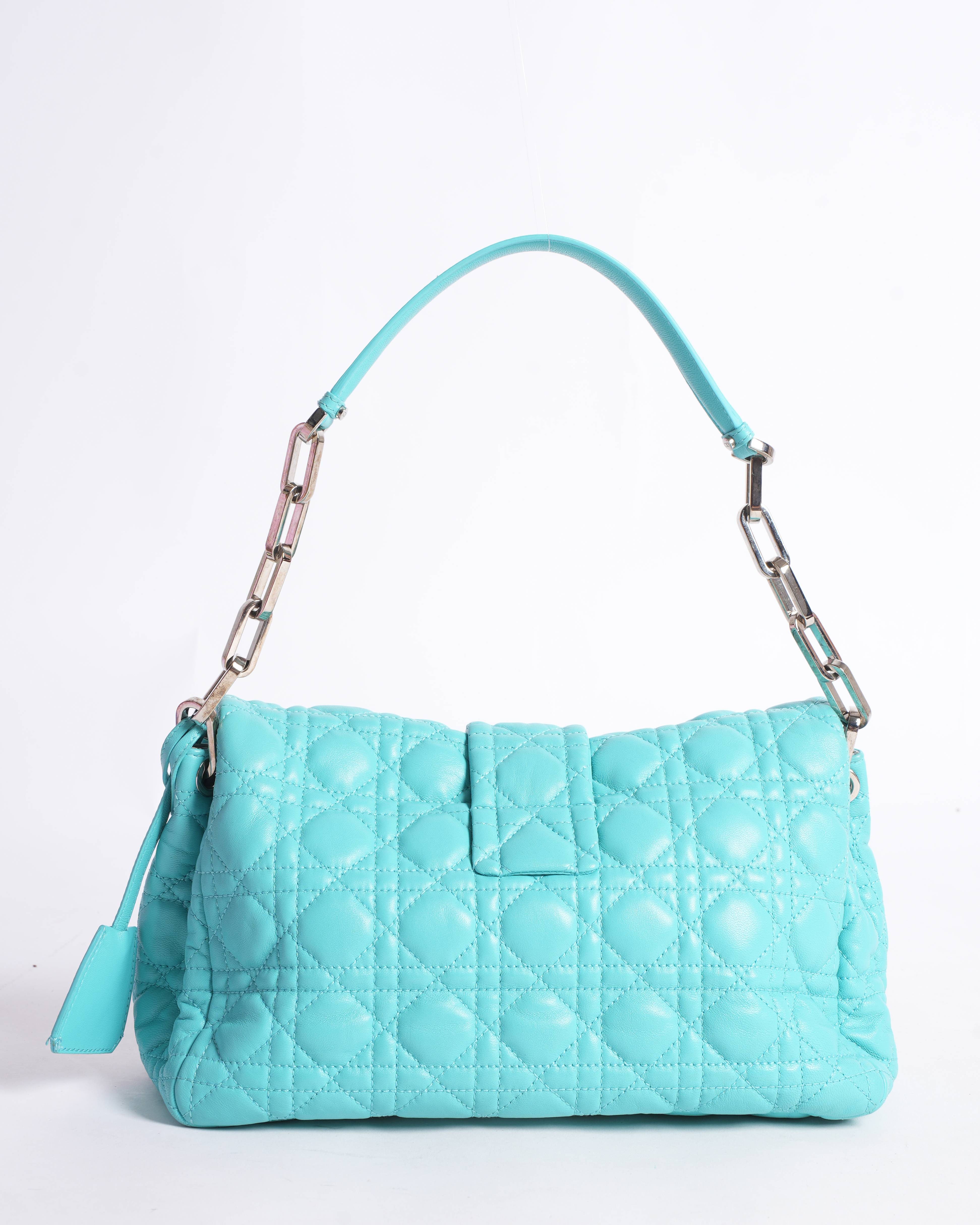 Christain dior cannage quilted new lock shoulder bag