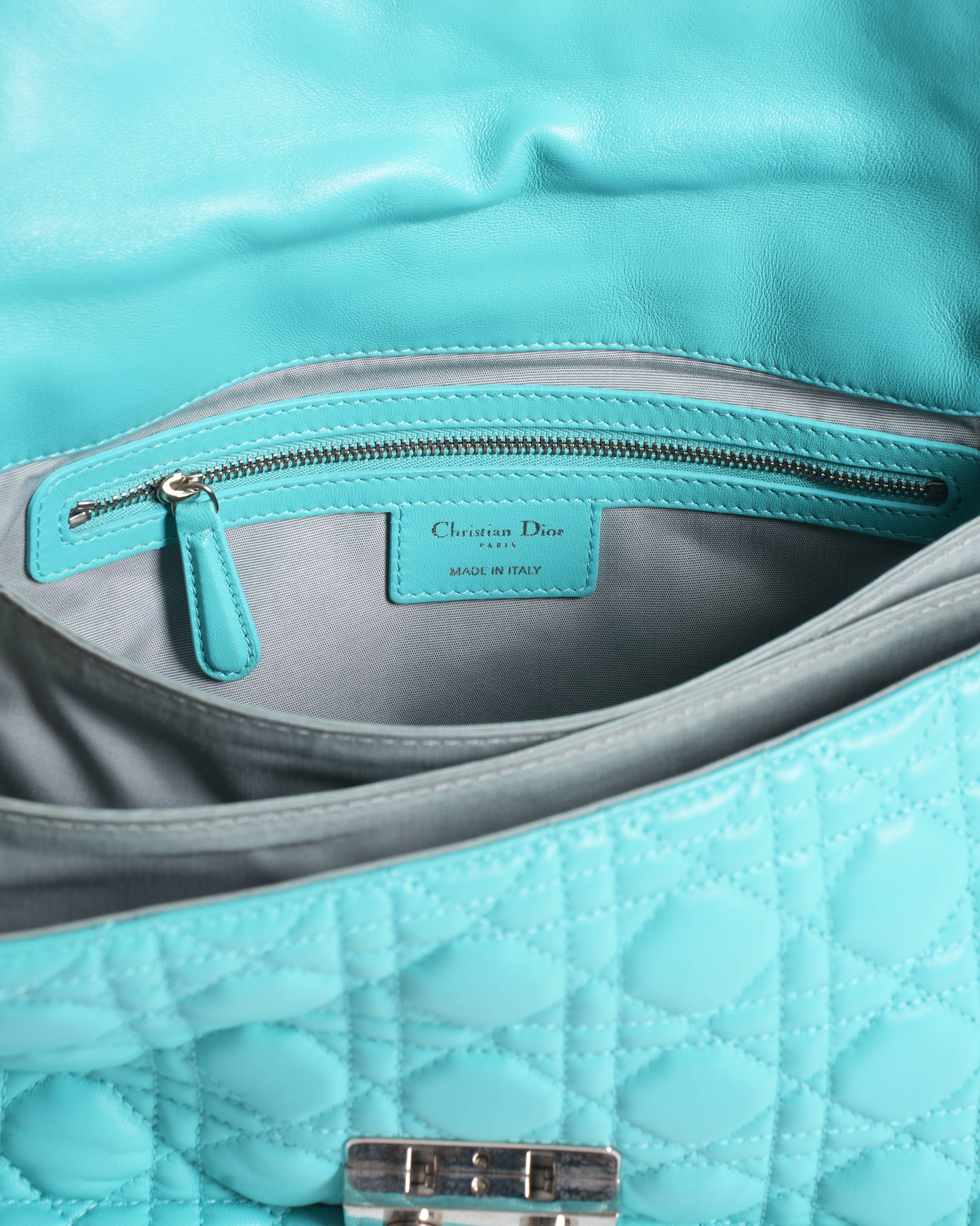 Christain dior cannage quilted new lock shoulder bag