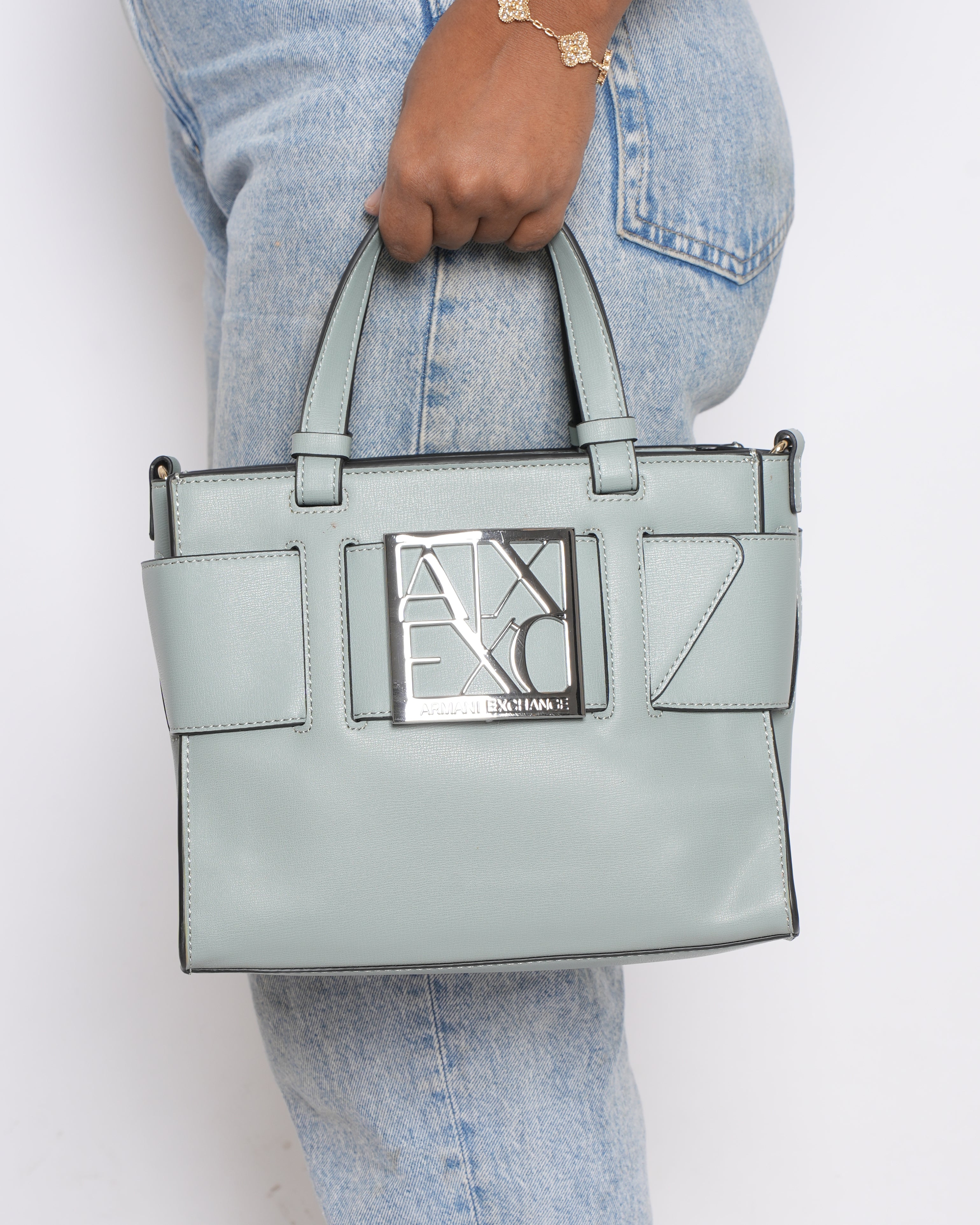 Armani Exchange Top Handle Mini Bag