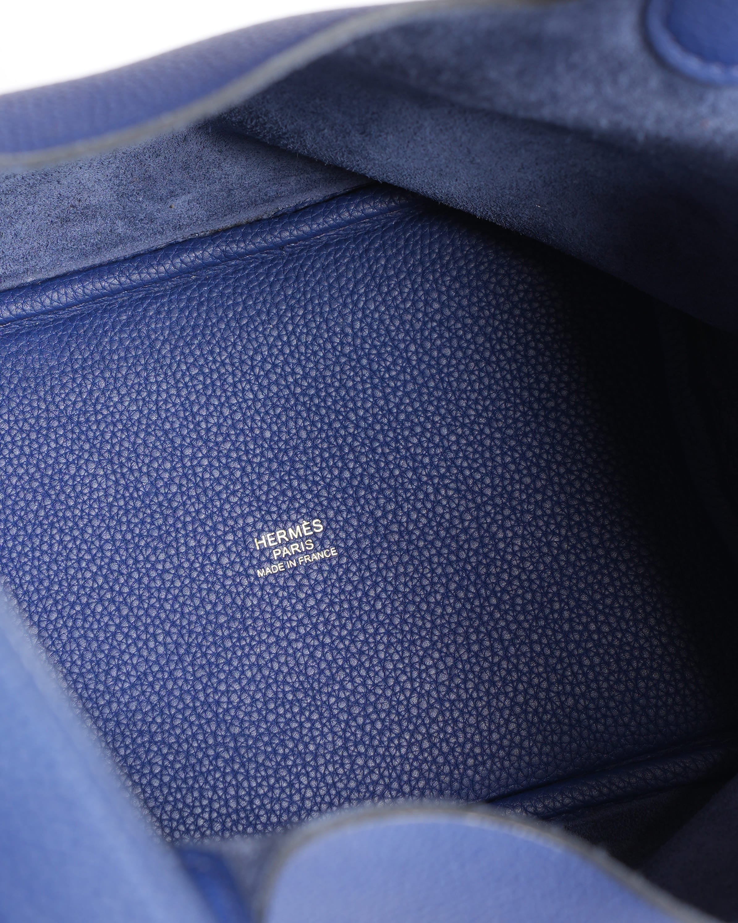 New Hermes Picotin 18 In Taurillion Maurice Blue Royal