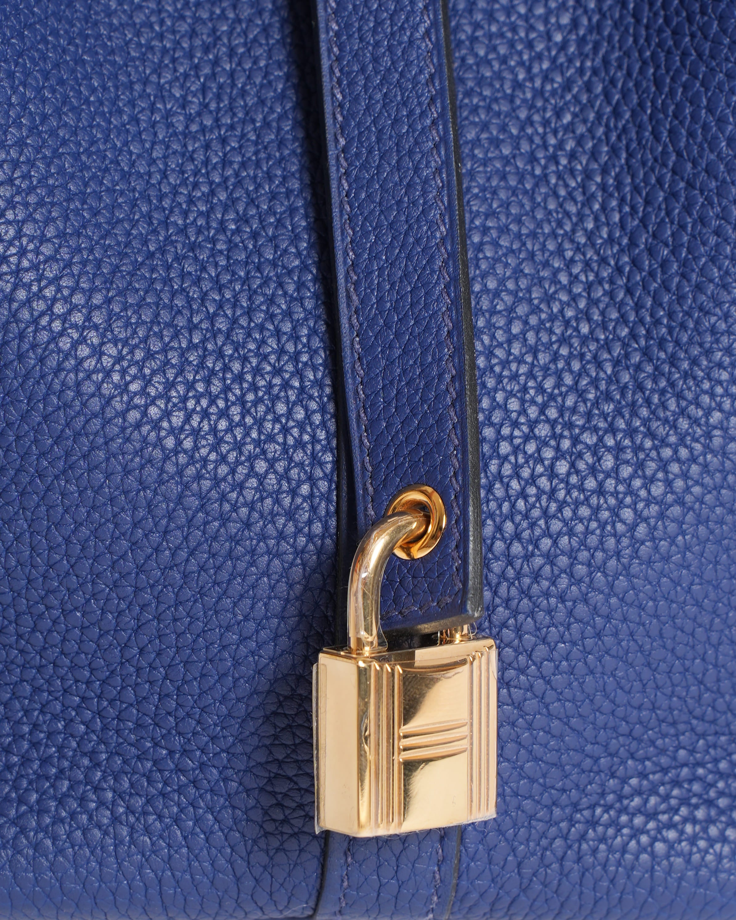 New Hermes Picotin 18 In Taurillion Maurice Blue Royal