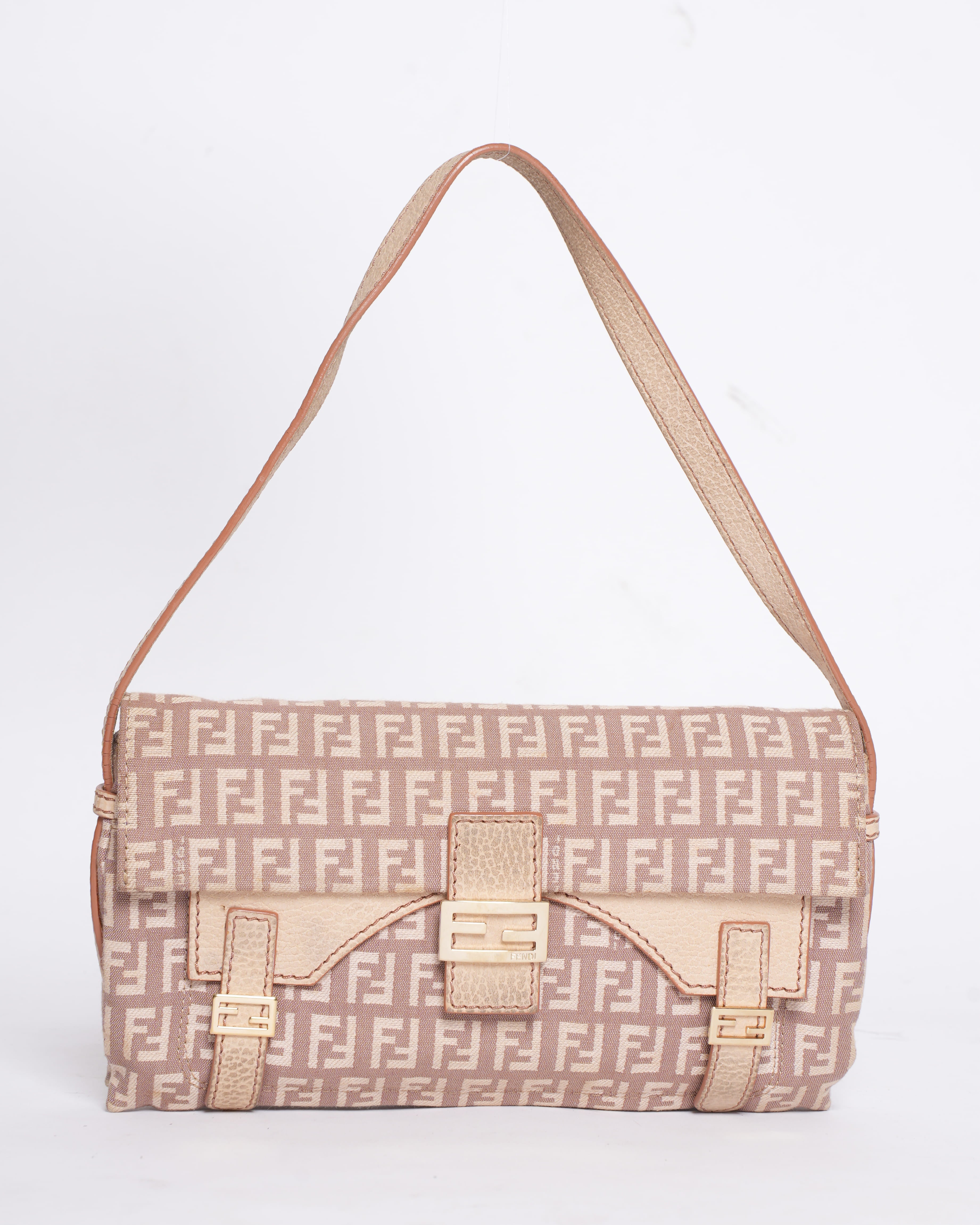 Fendi Canvas Shoulder Bag