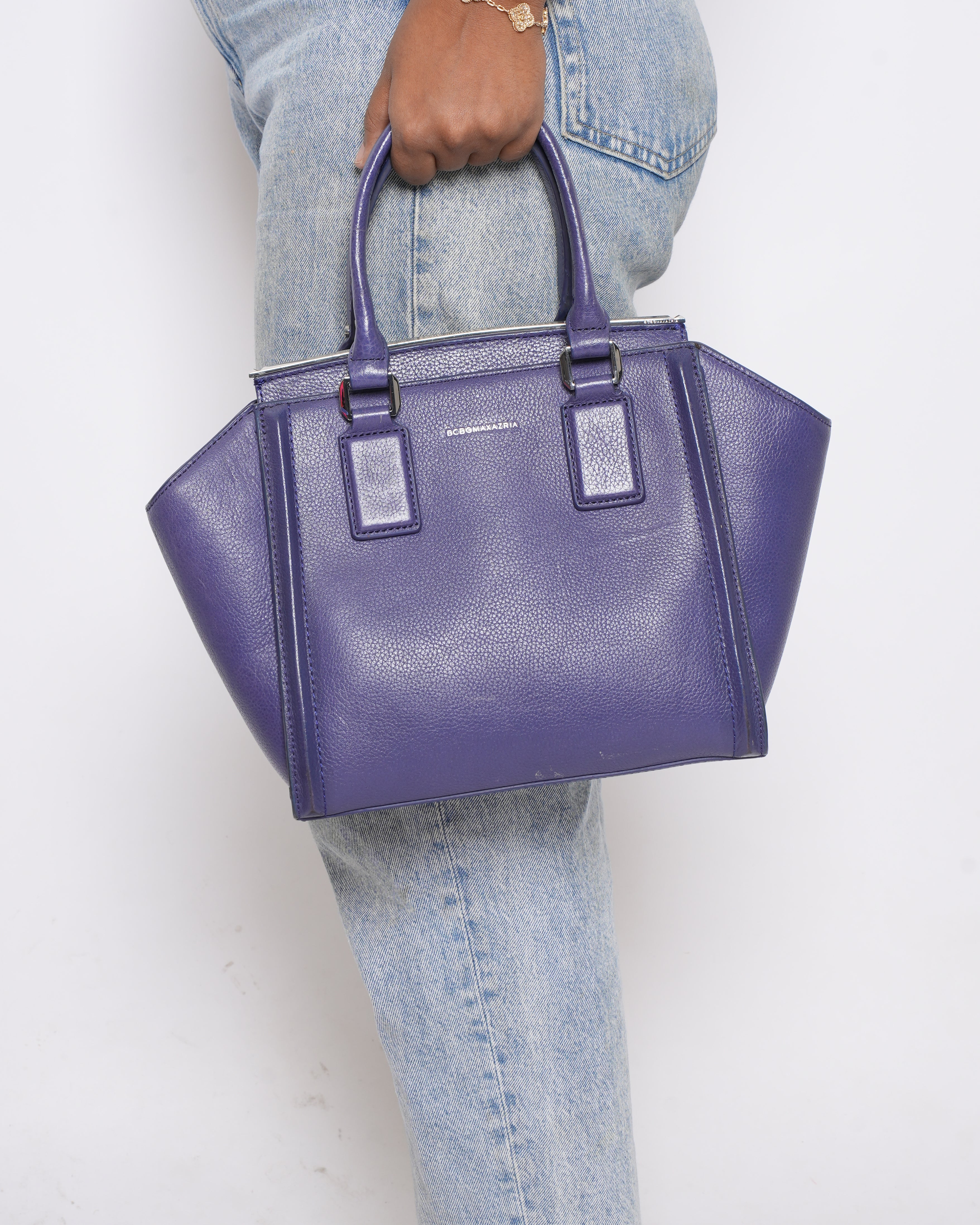 BCBGMAXAZRIA Mini Top Handle Bag