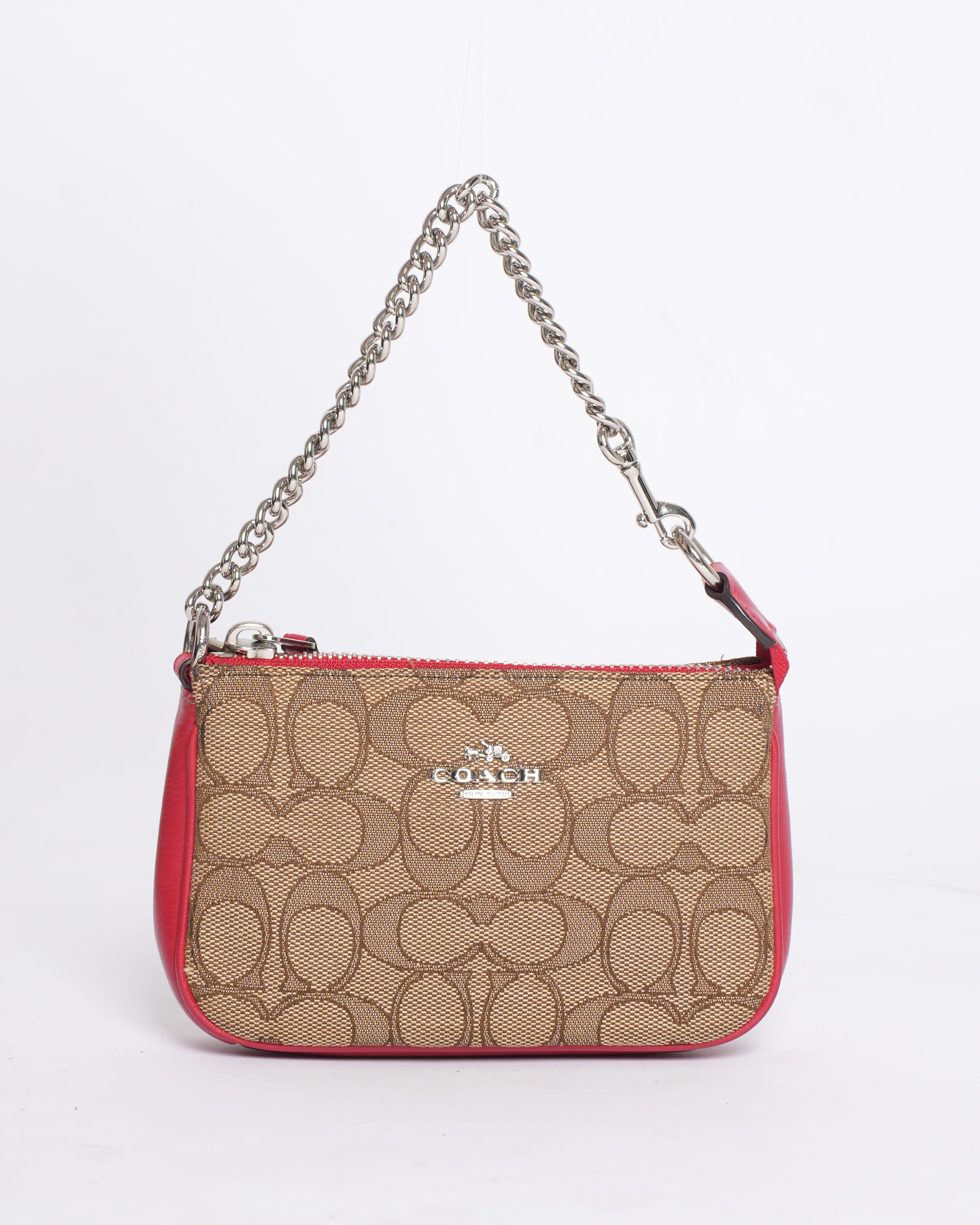 Coach Wristlet in Signature Coach Canvas