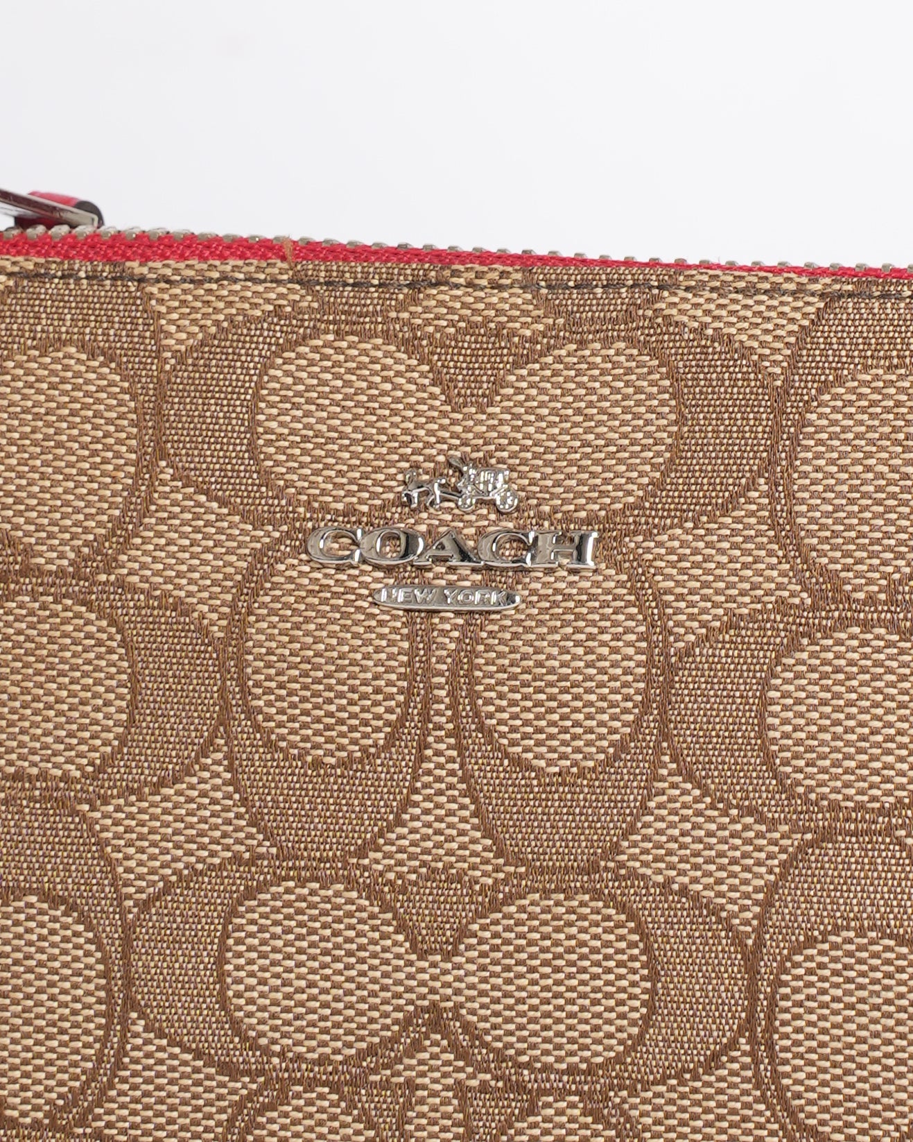 Coach Wristlet in Signature Coach Canvas