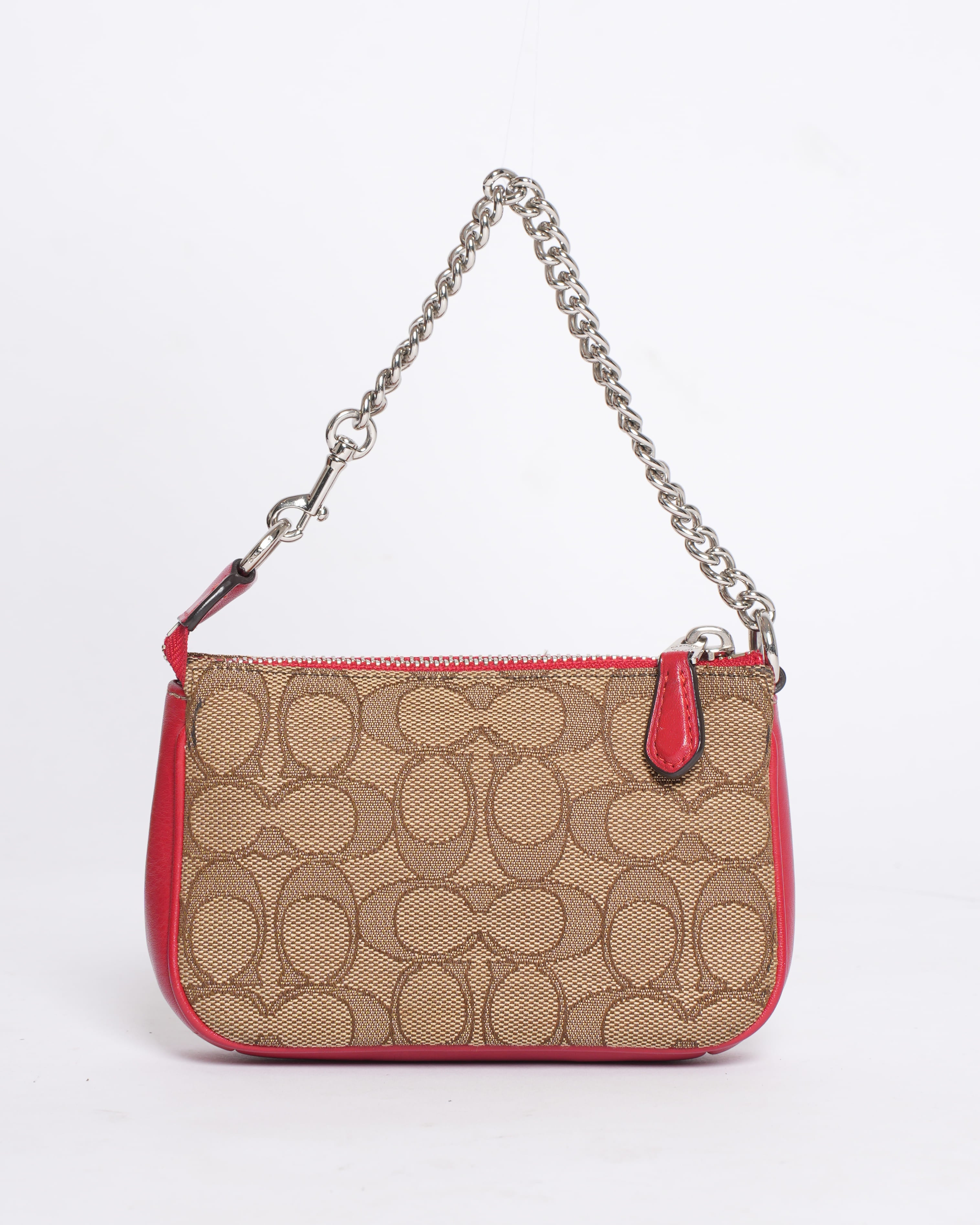 Coach Wristlet in Signature Coach Canvas