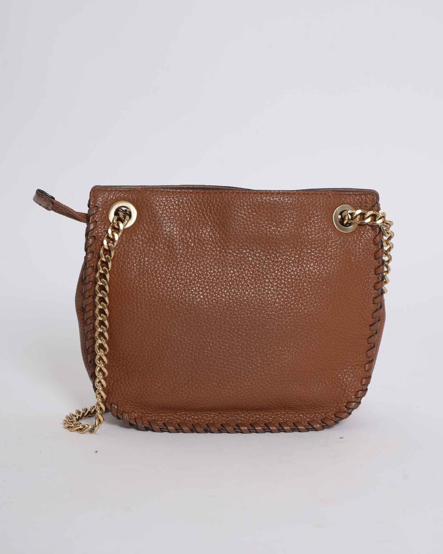 Michael Kors brown crossbody with fringe detail