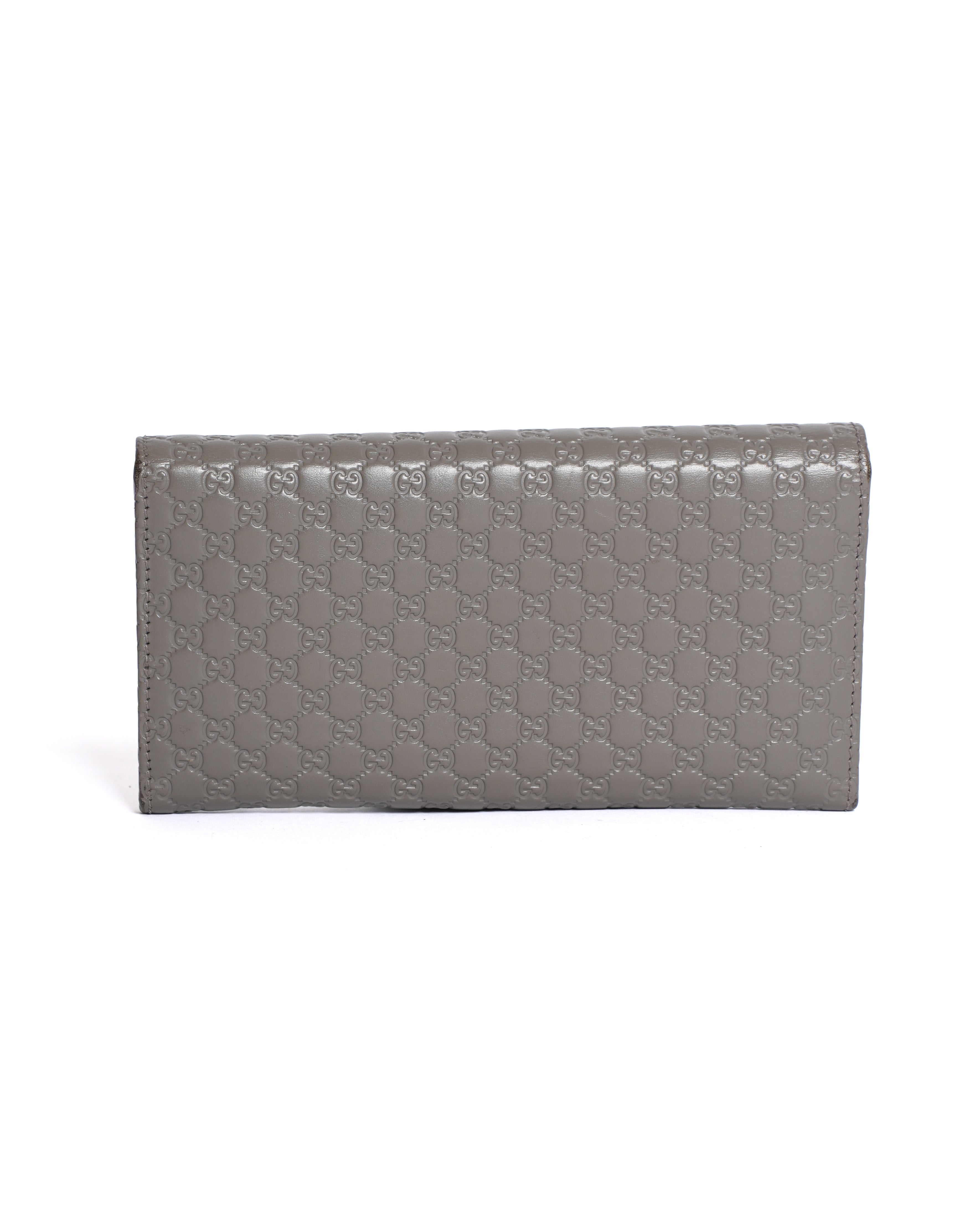 Gucci Flap Monogram Wallet