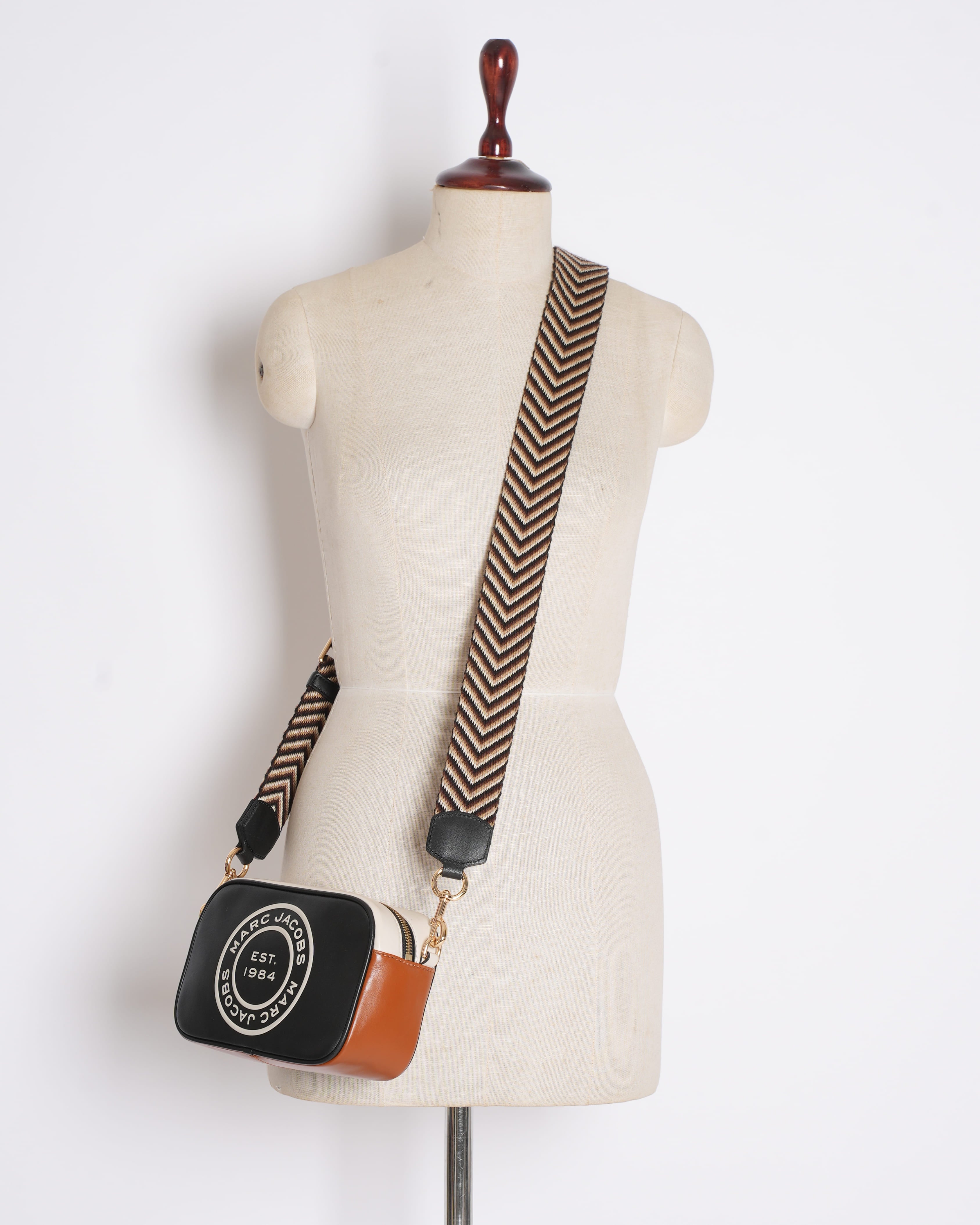 Marc Jacobs Flash Leather Camera Crossbody Bag