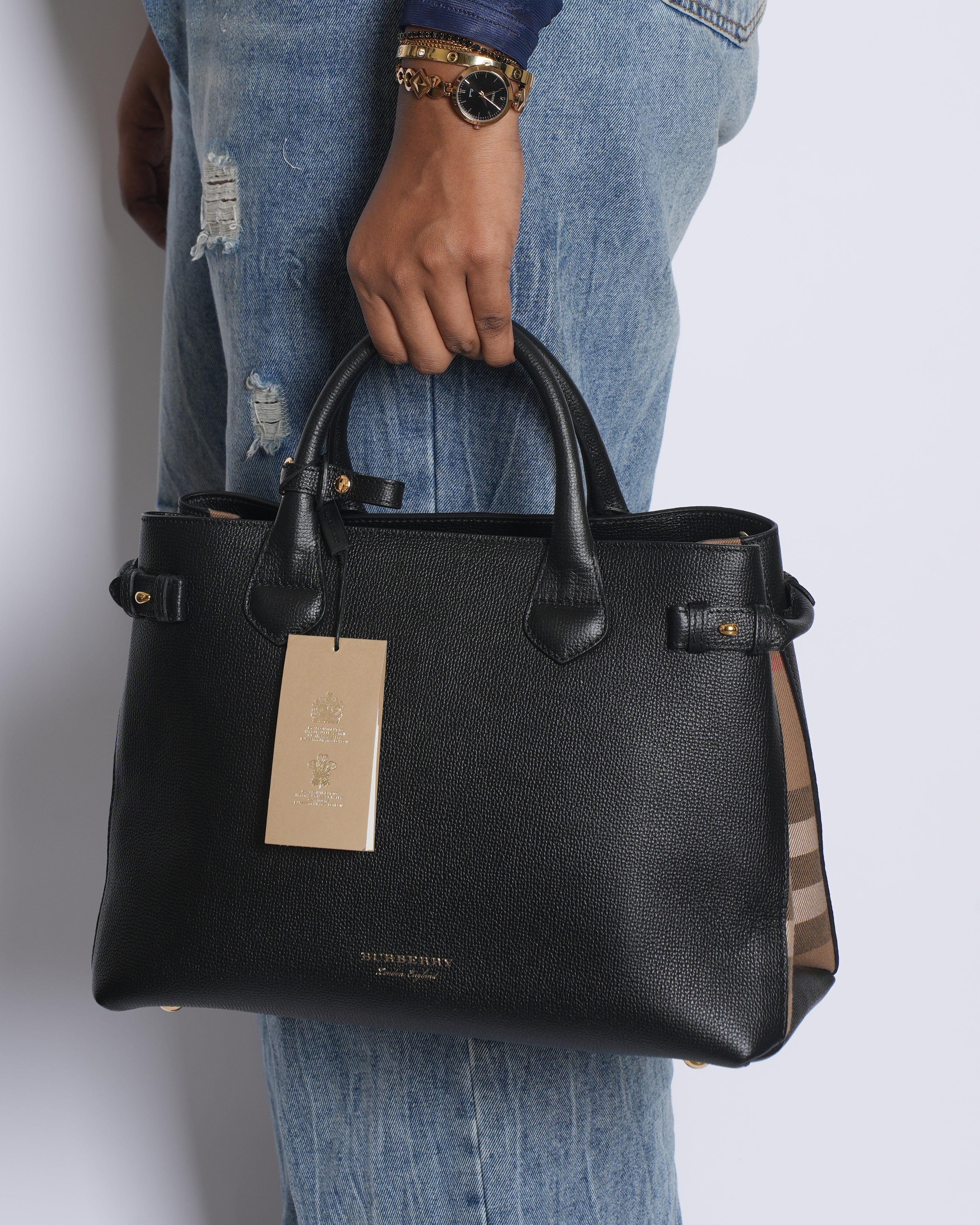 New Burberry banner medium Bag