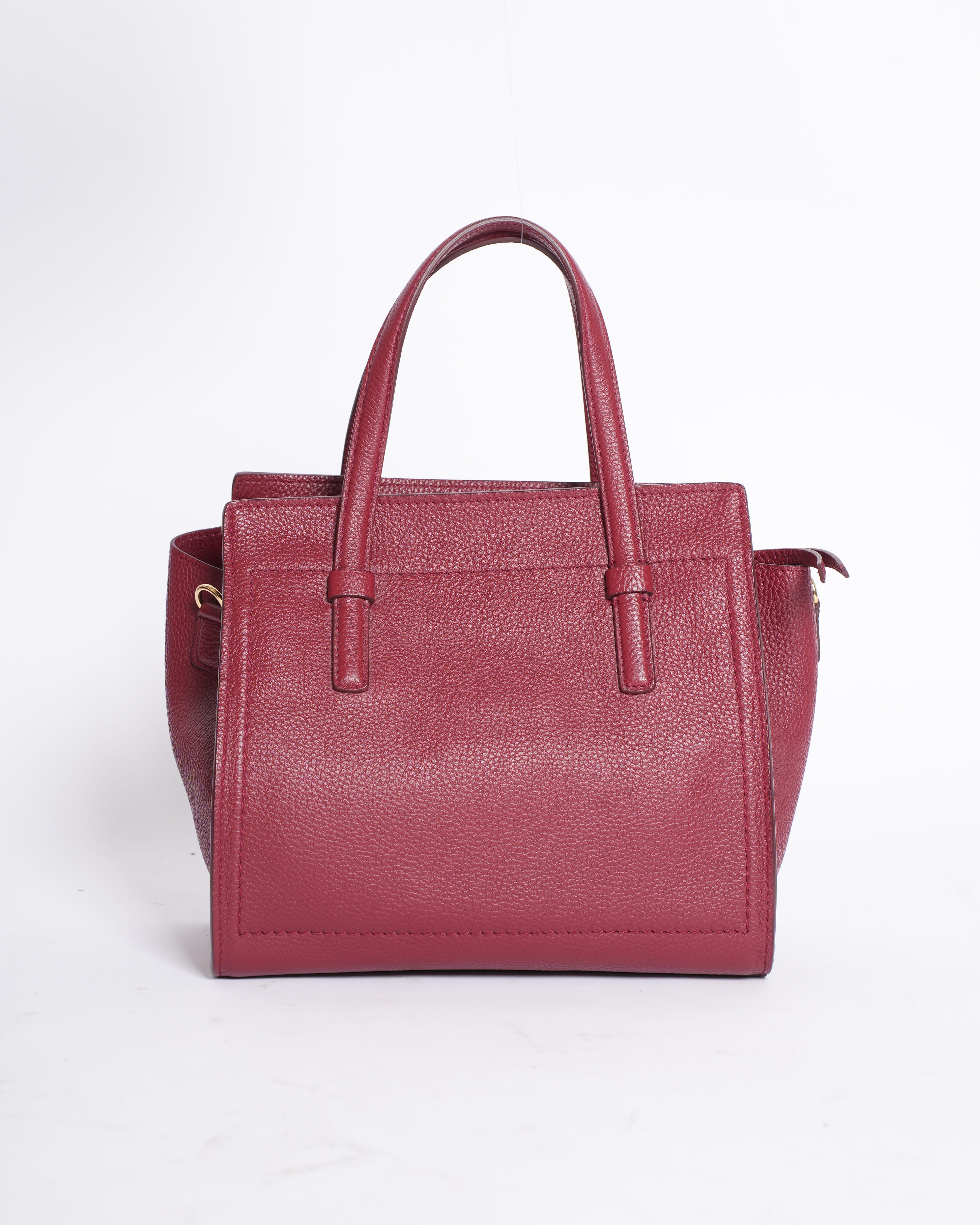Salvatore Ferragamo Red Smy Small Leather Top Handle Bag