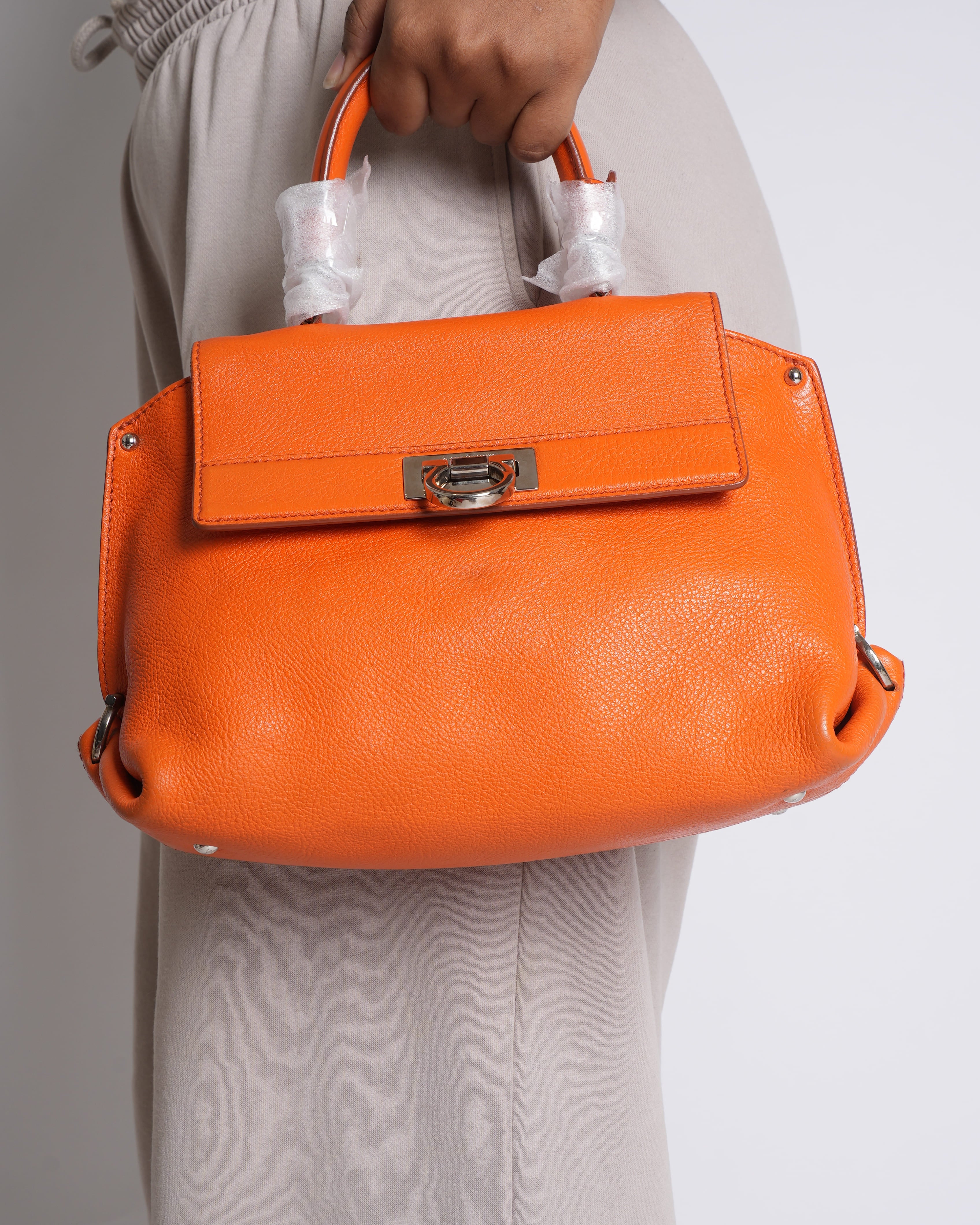 Salvatore Ferragamo Orange Crossbody