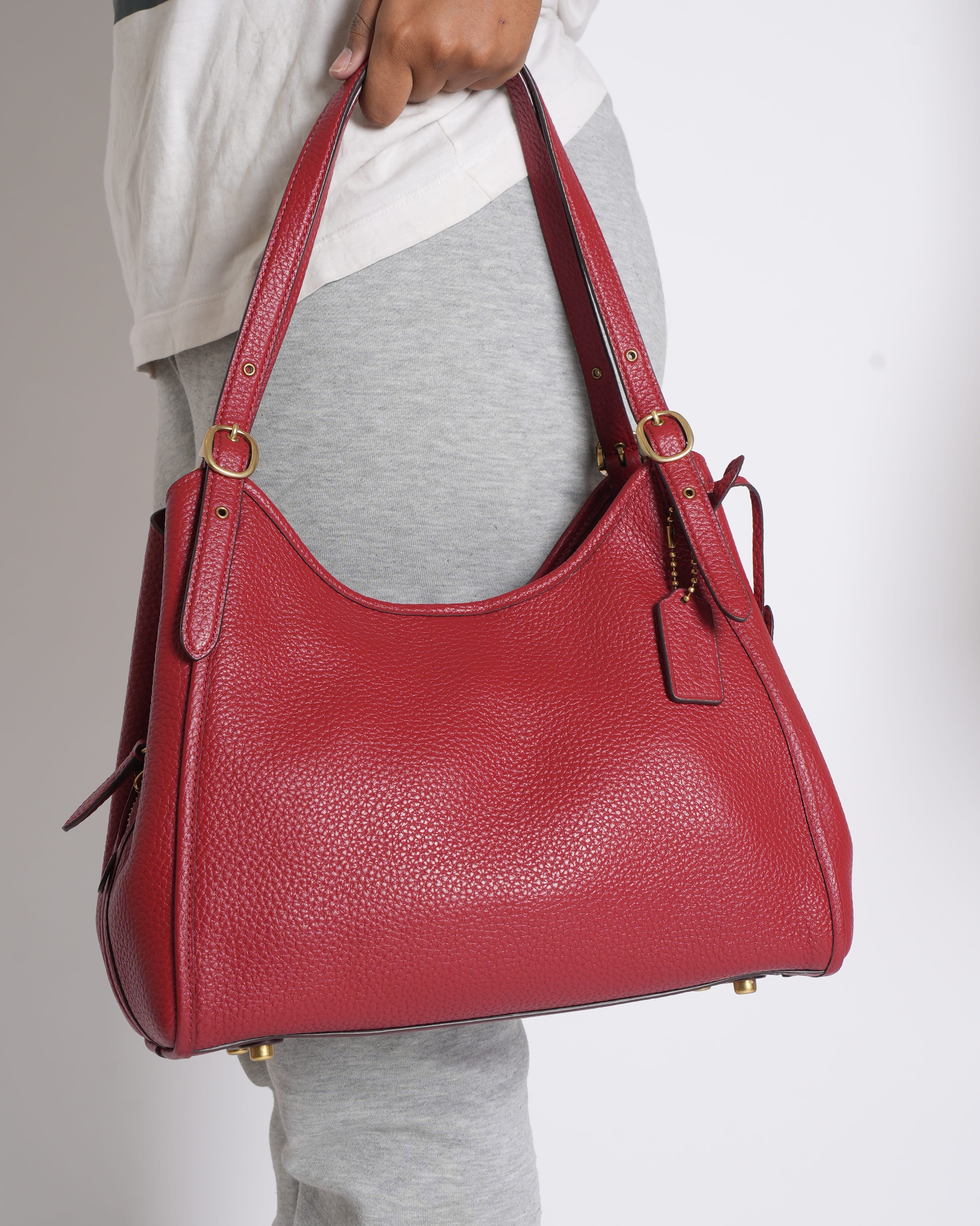 New Coach Lori Shoulder Bag in Red