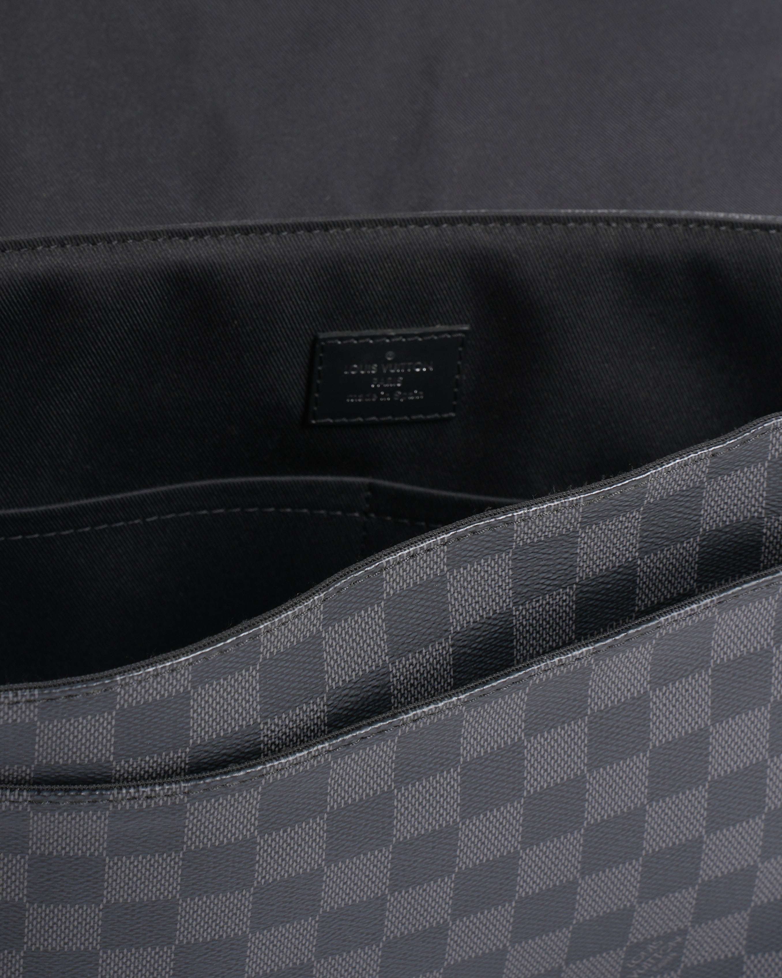 New Louis Vuitton District Leather Messenger Bag
