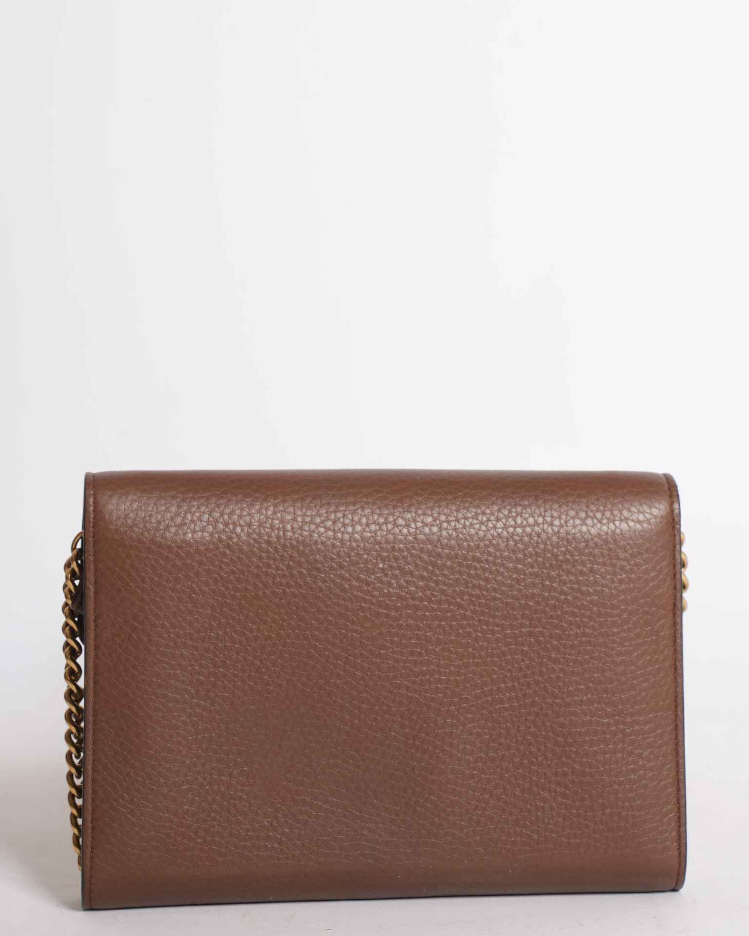 Gucci GG marmont wallet on chain bag