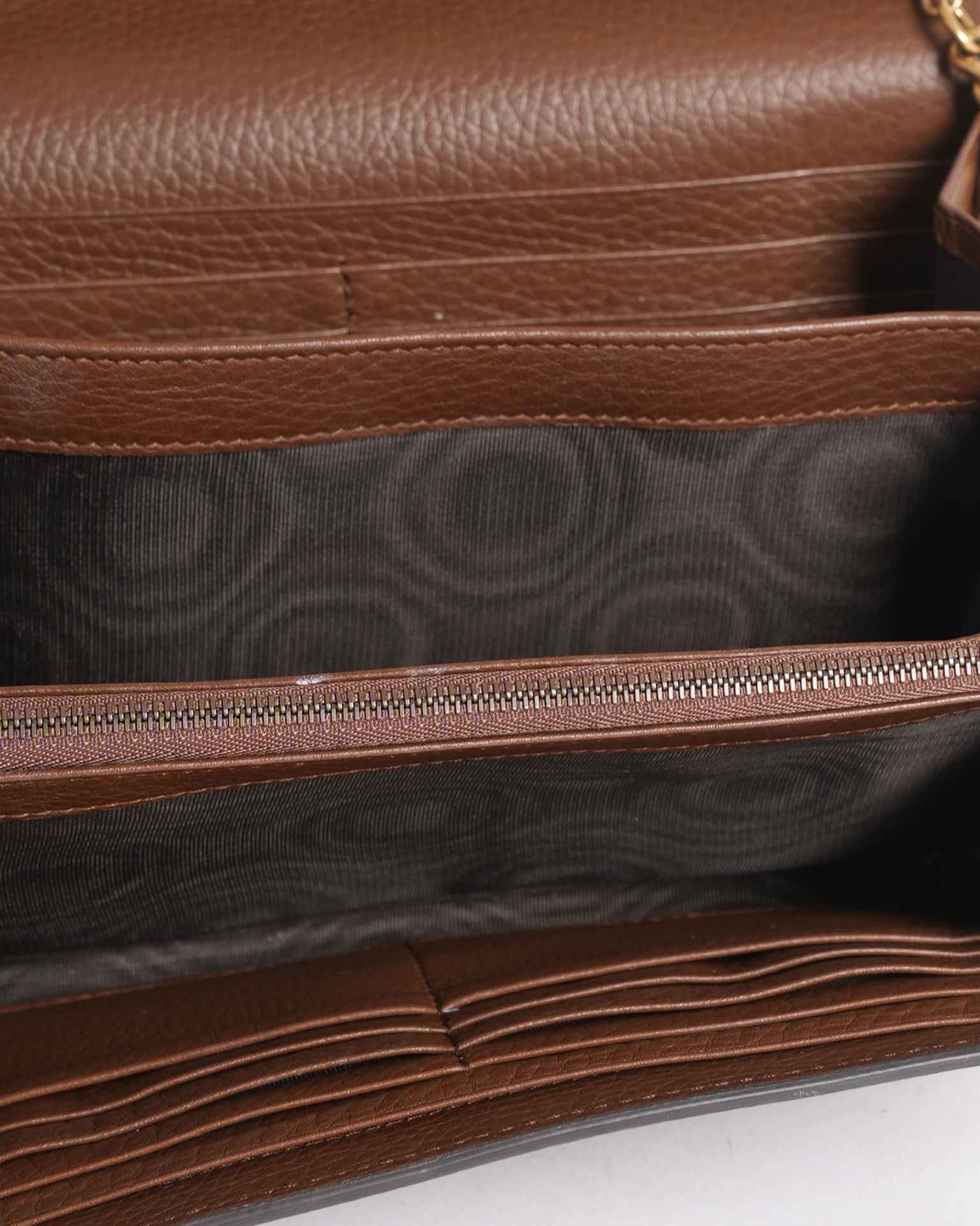 Gucci GG marmont wallet on chain bag