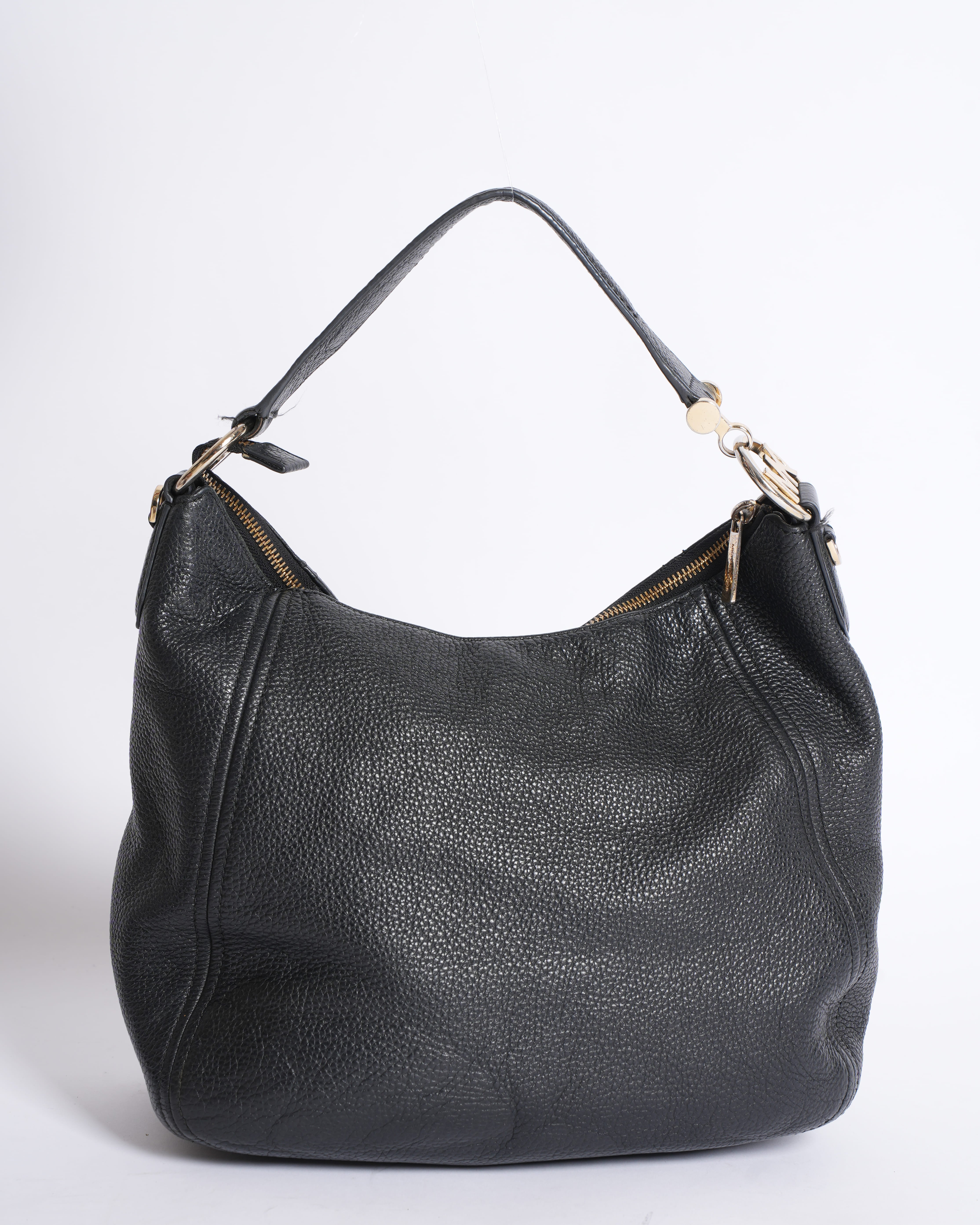 Michael Kors Black Shoulder Hobo Bag
