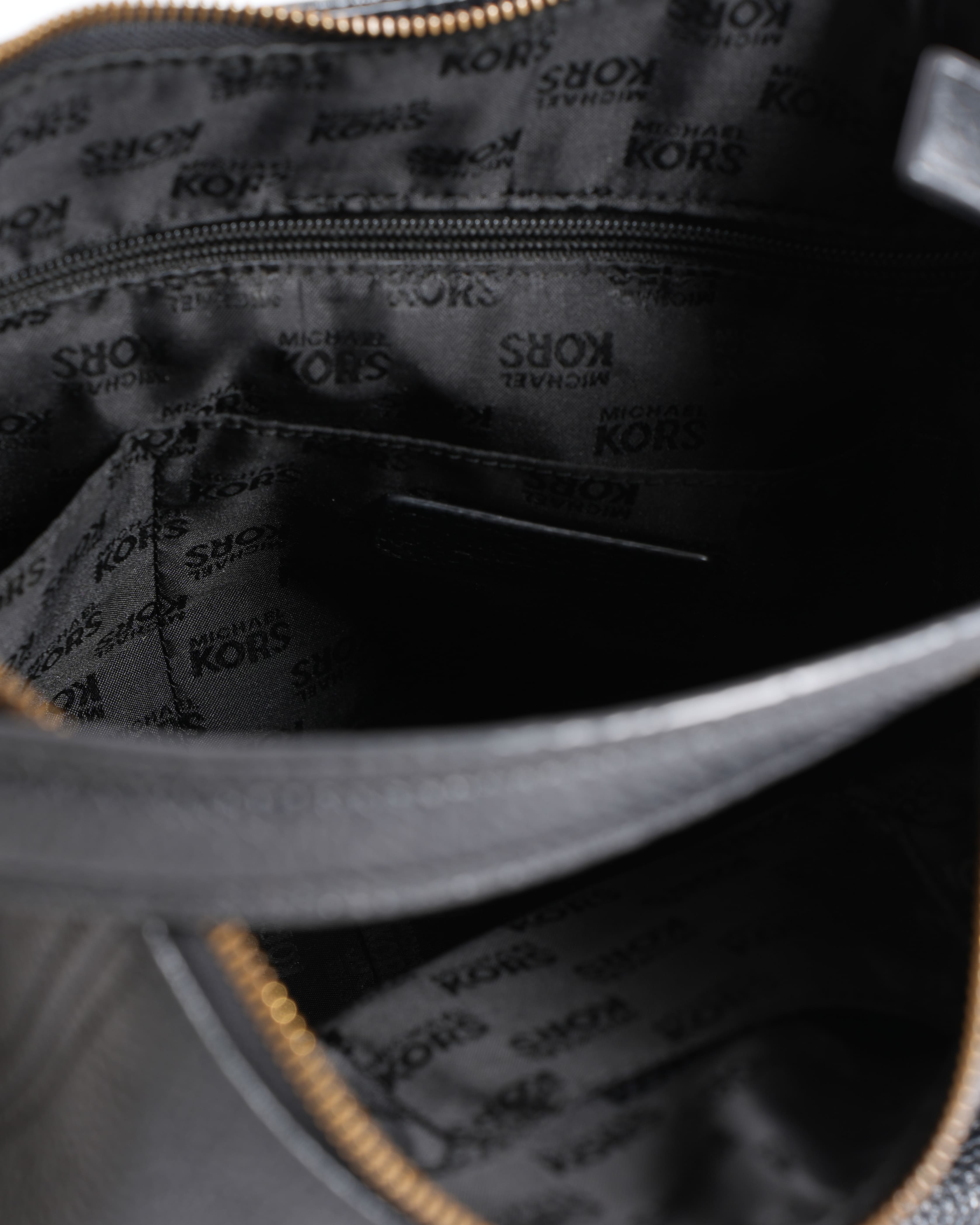 Michael Kors Black Shoulder Hobo Bag
