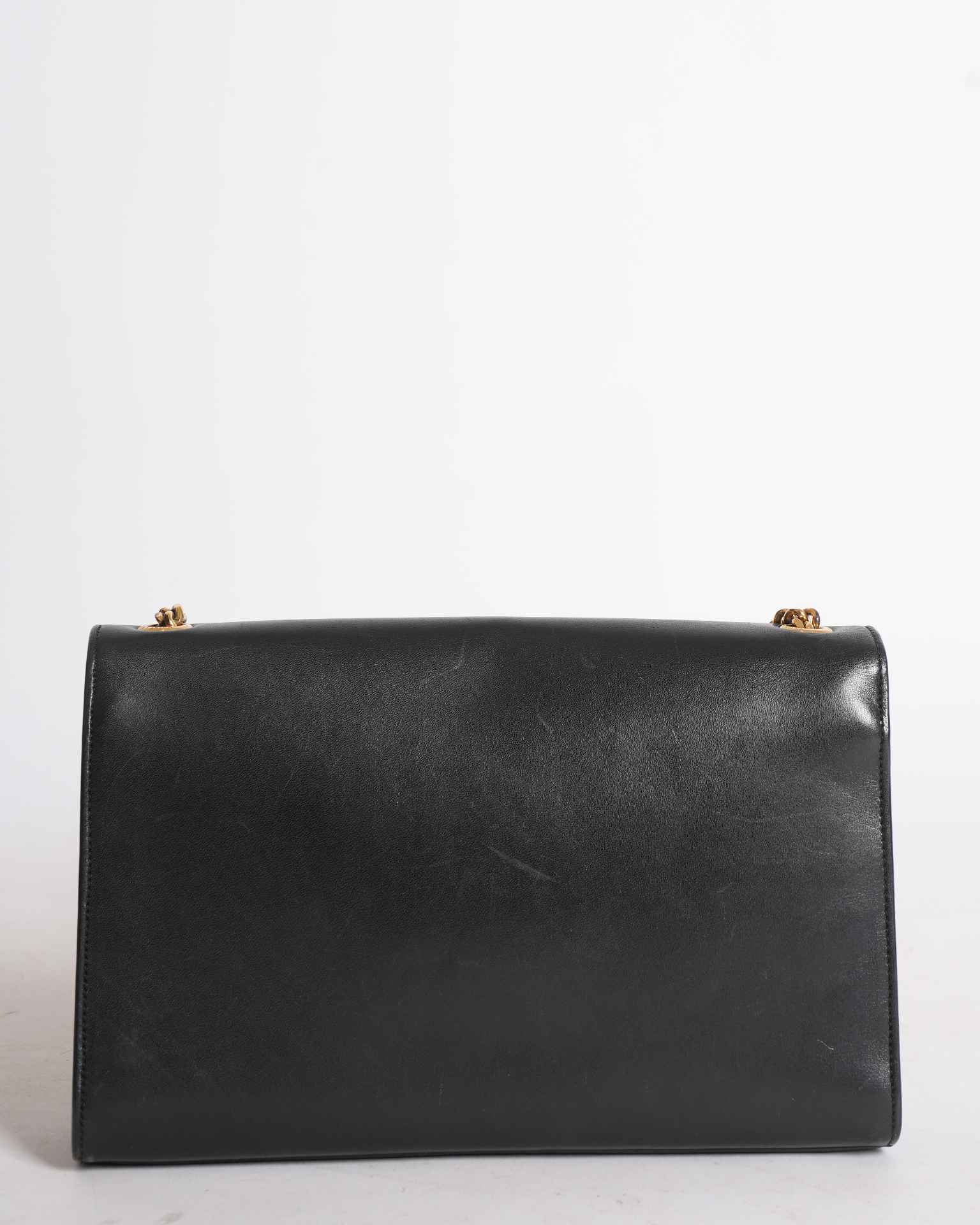 Saint Laurent Black Leather Kate Tassel Shoulder Bag